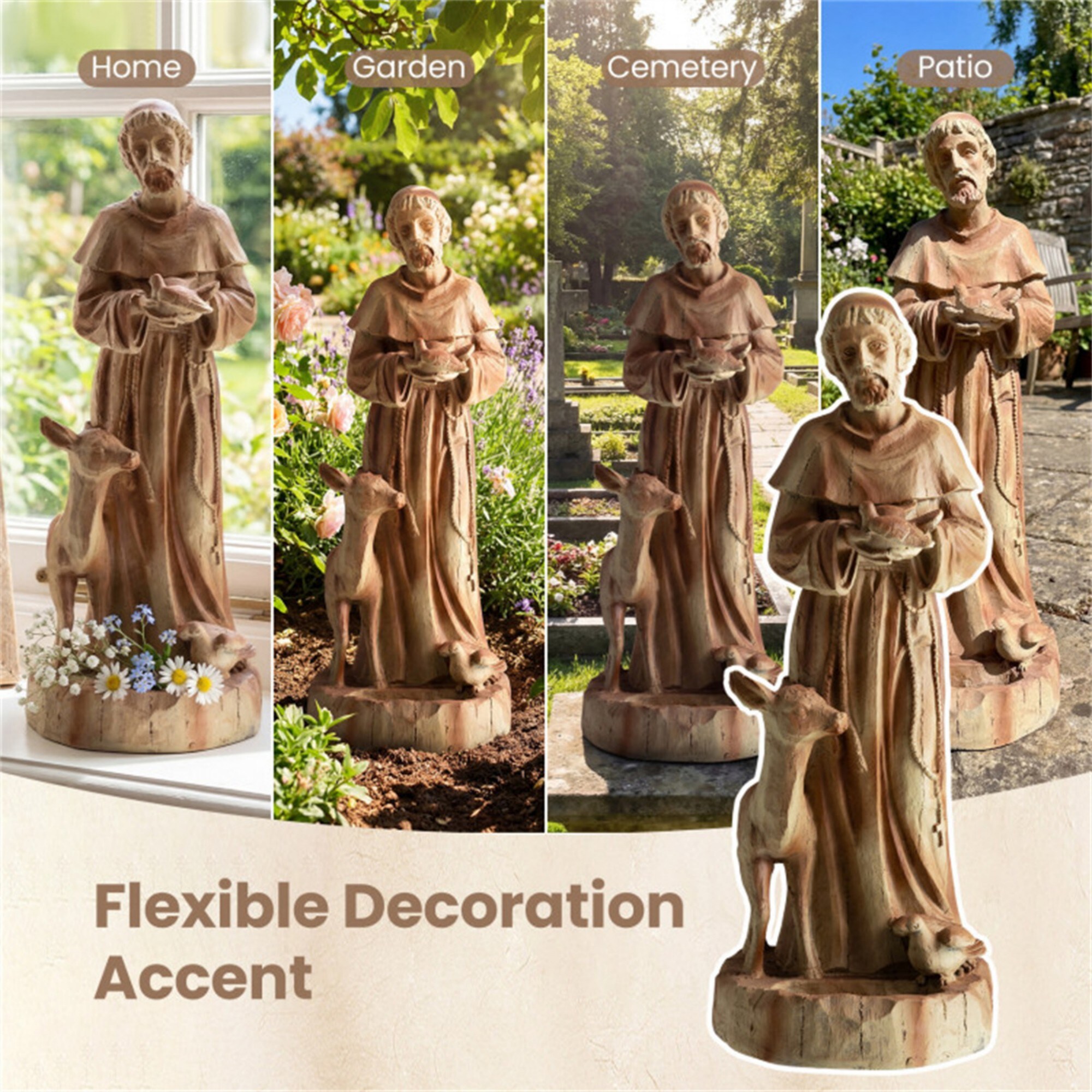 Wudkey L4-ER2W7H Garden-Statue - View #4