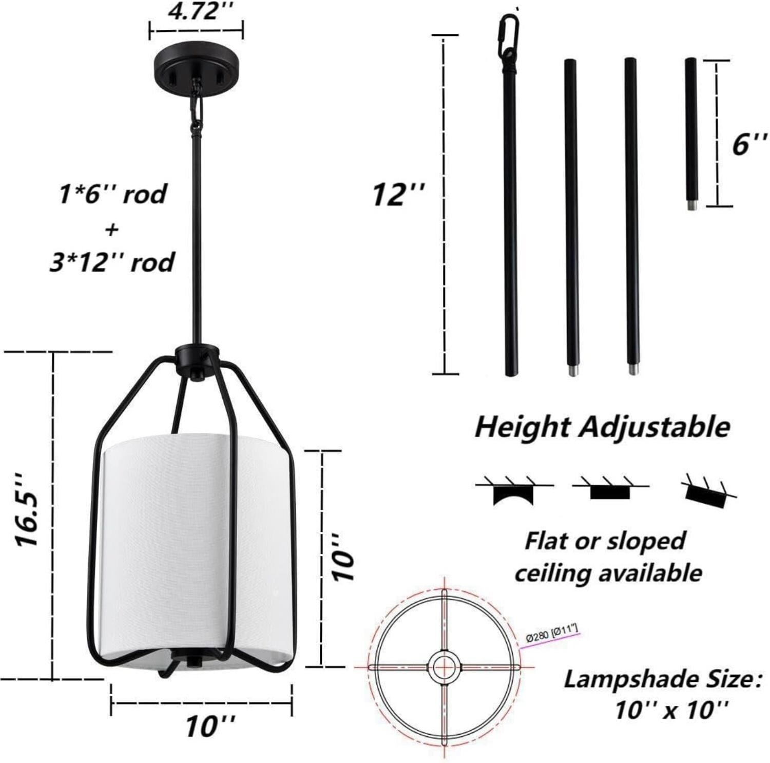 Claxy DX-T5366DU-BK Pendant-Lights - View #7