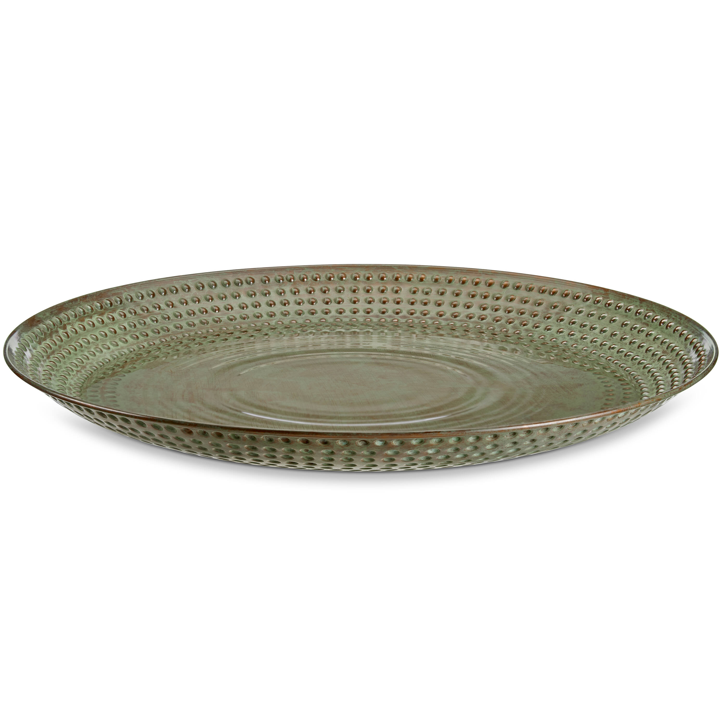 Good Directions BAS20-V1 2.5-Inches H Blue Verde Metal Birdbath bowl