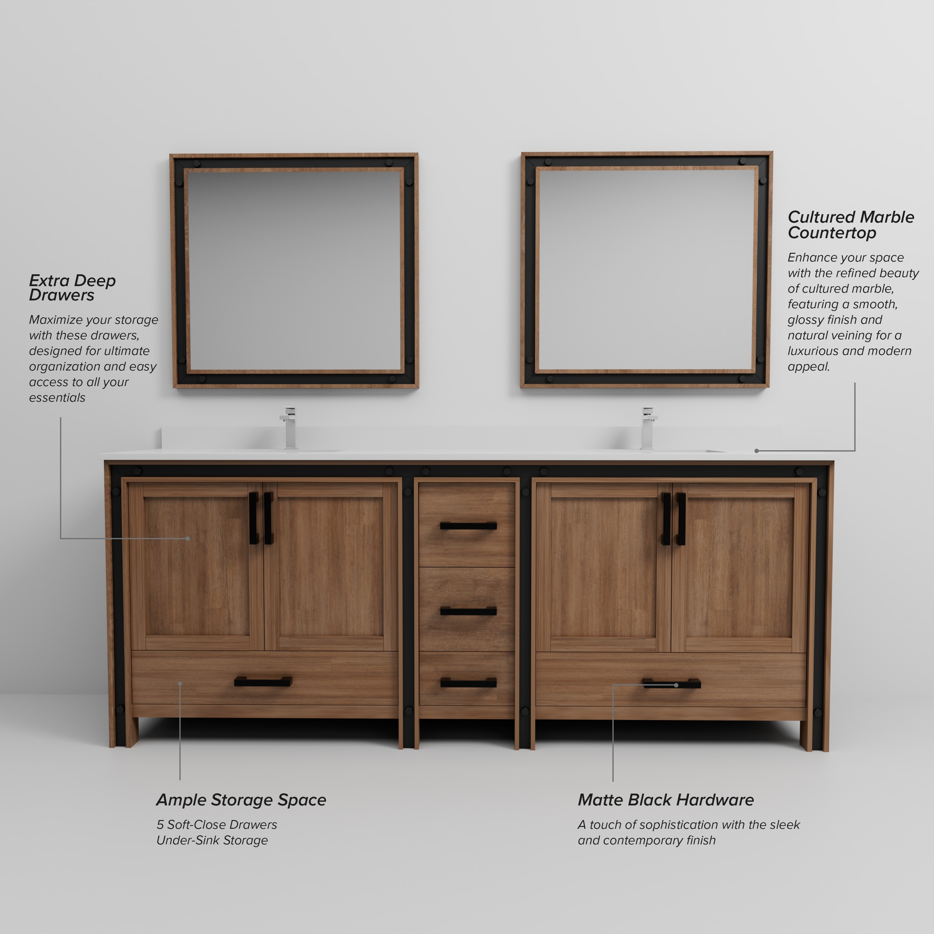 Lexora LZV352284SNJSM34F Bath-Vanity-Combo - View #7