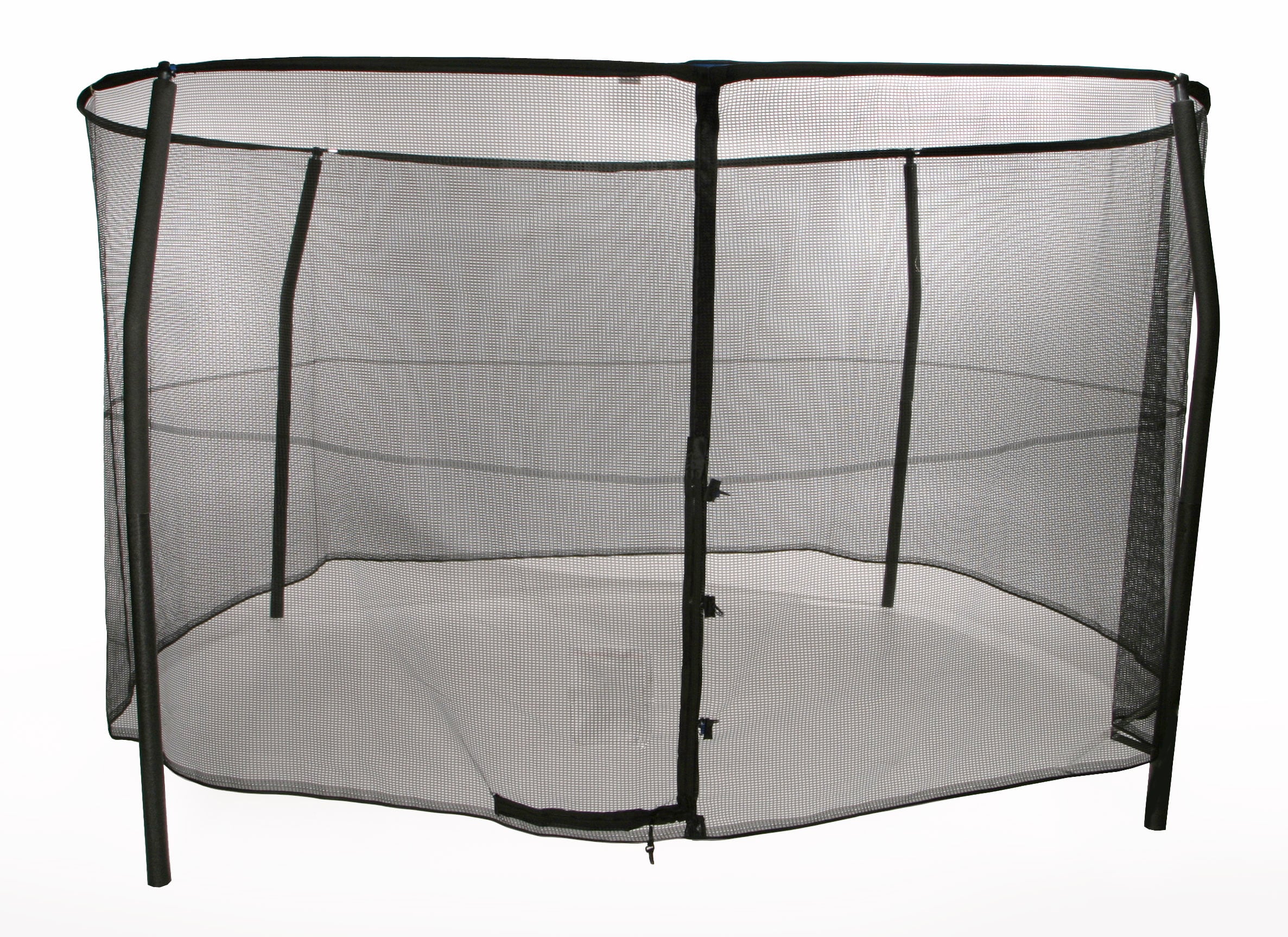 14' Black Galvanized Steel Trampoline Enclosure Net
