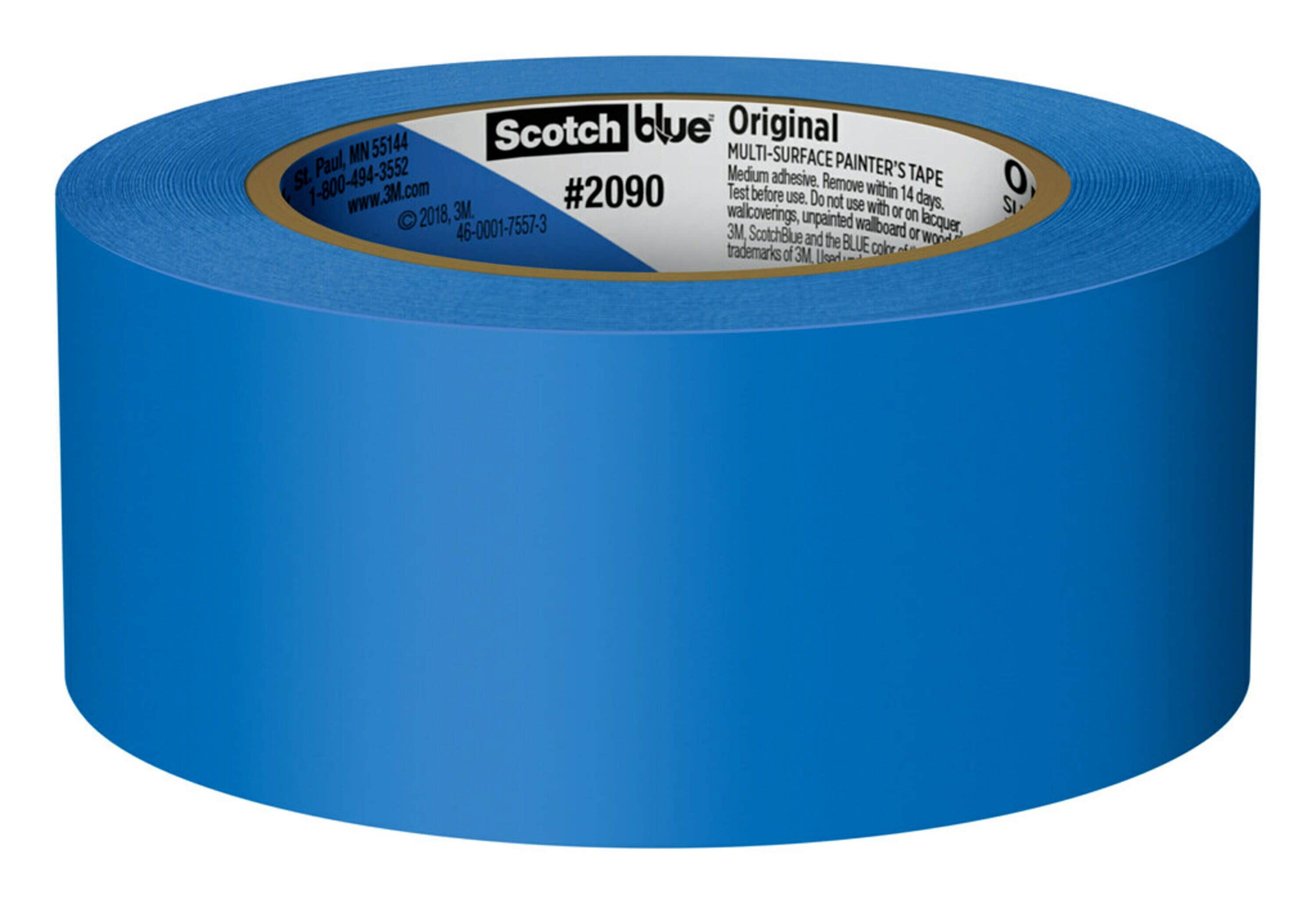 STADEA 2 Inches Wide Blue Painters Tape Masking Tape for Painting, Labeling  Multi Surface Residue-Free for Indoor and Outdoor 55 Yard Long High