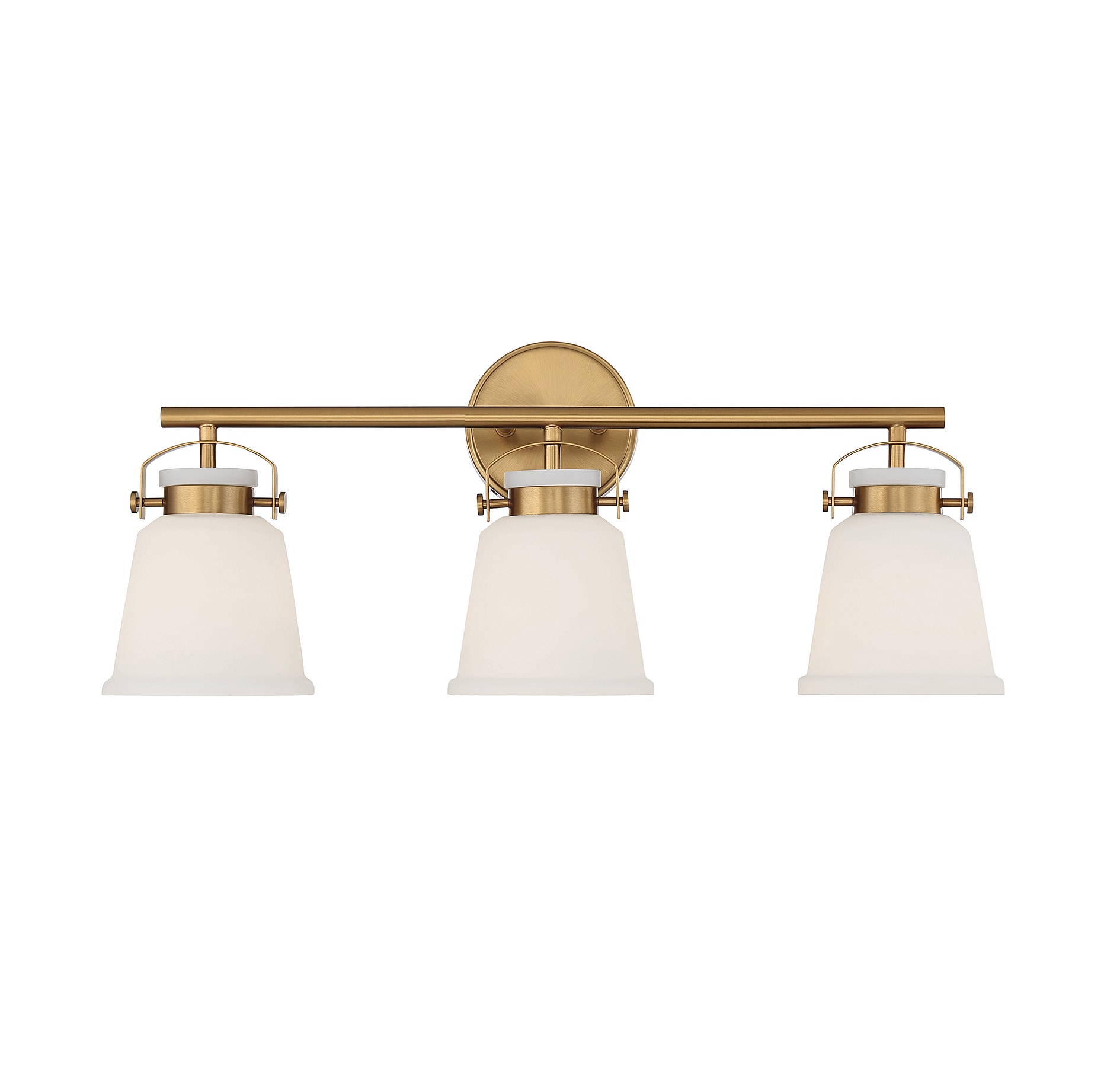 Kaden Warm Brass 3-Light Bathroom Vanity Fixture