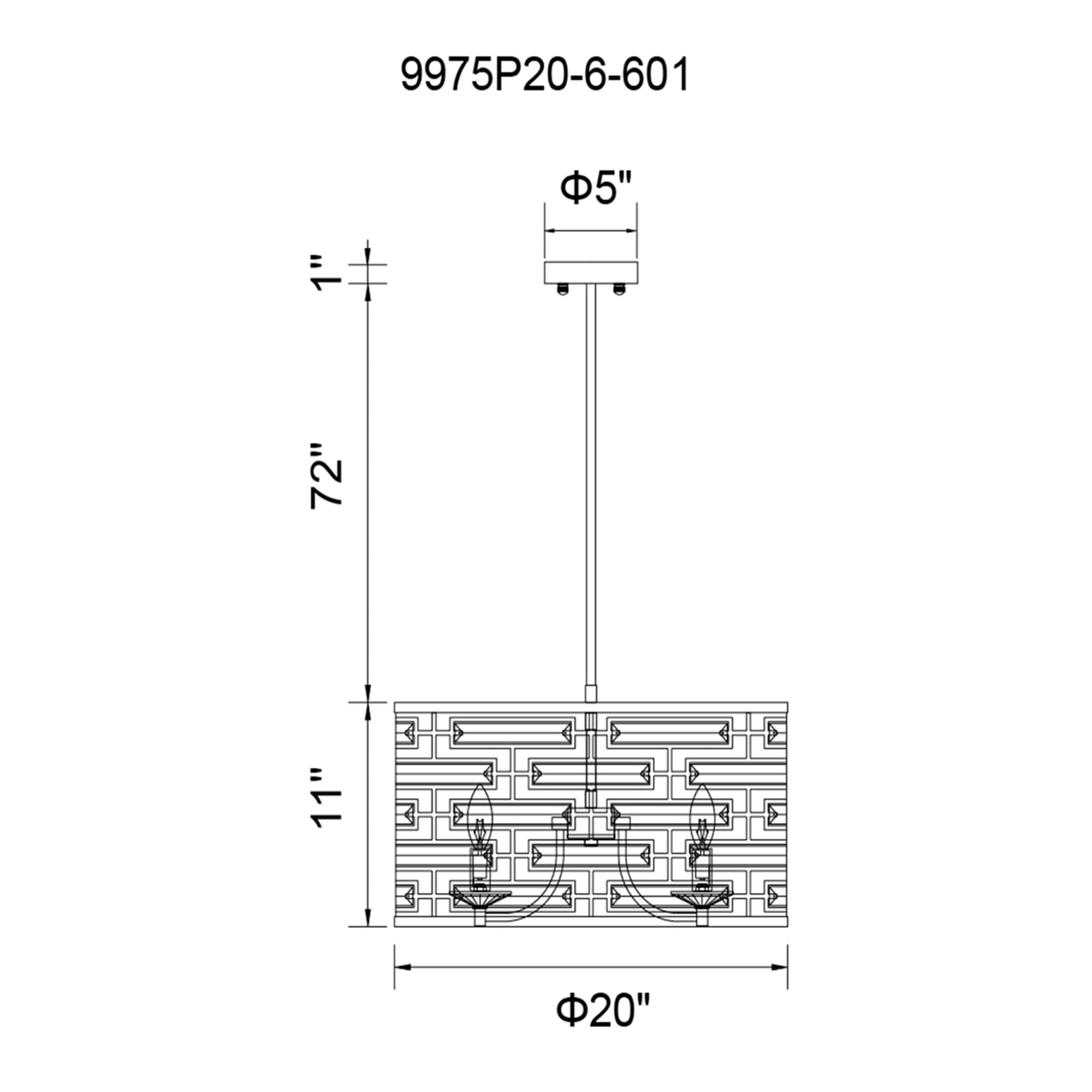 CWI Lighting 9975P20-6-601 b090015 - View #7