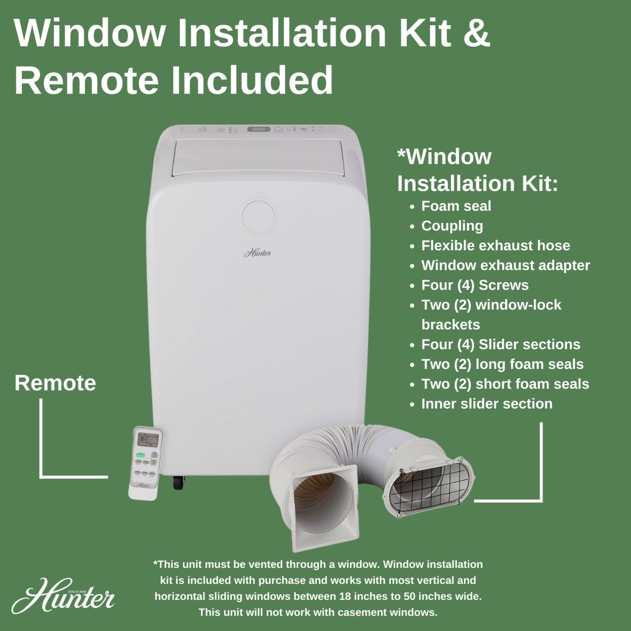Hunter HPAC-12C150P-GRA Portable-Air-Conditioners - View #6
