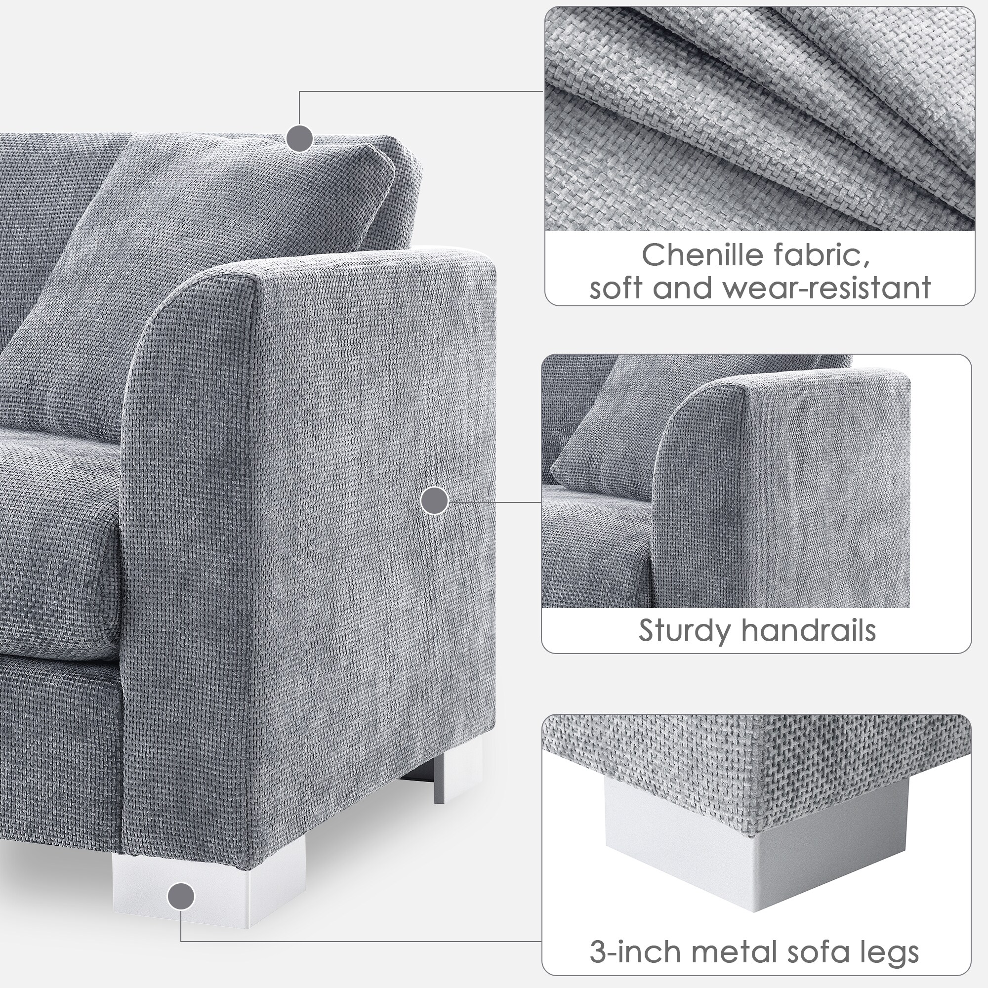 ModernLuxe L-N723S6037E Sofas-Loveseats - View #6