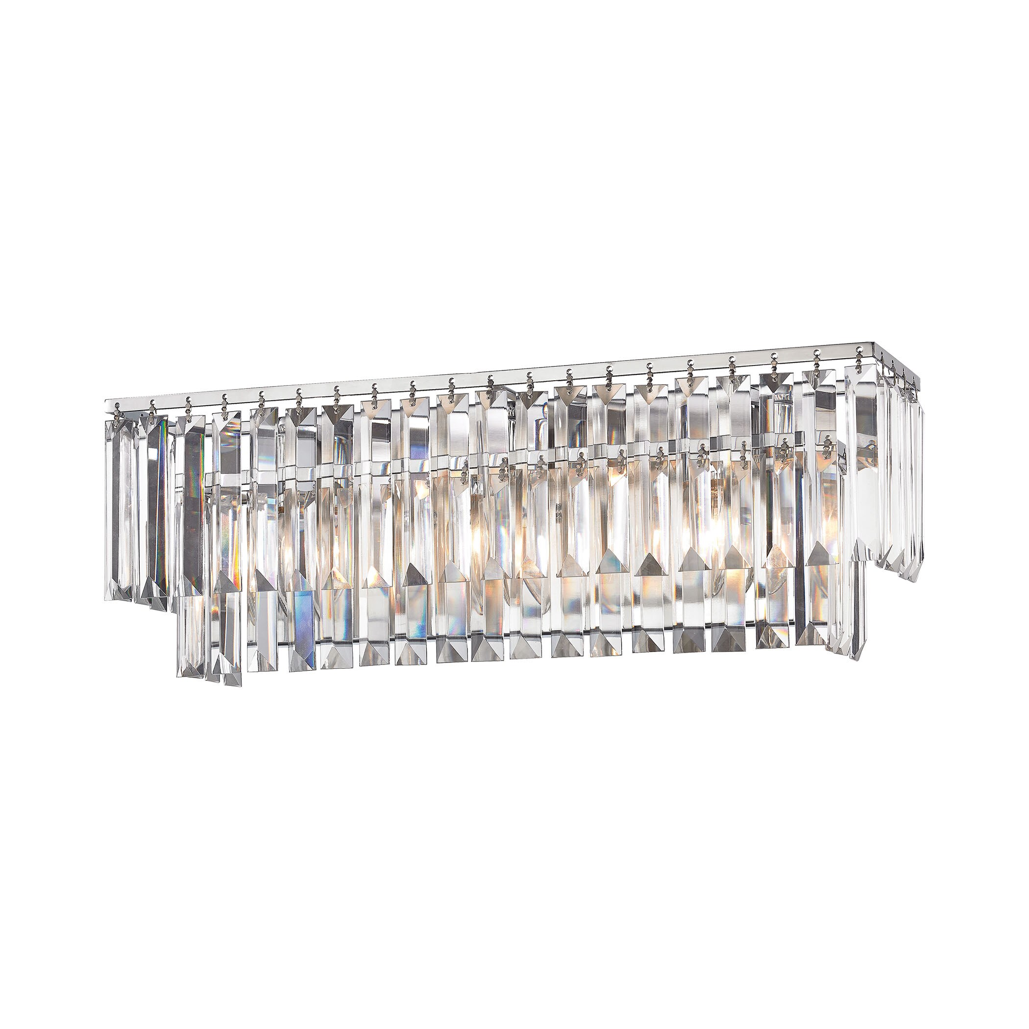 Zurich 21-in 3-Light Polished Chrome LED Traditional Vanity Light | - Westmore by ELK Lighting LWVL-220308103