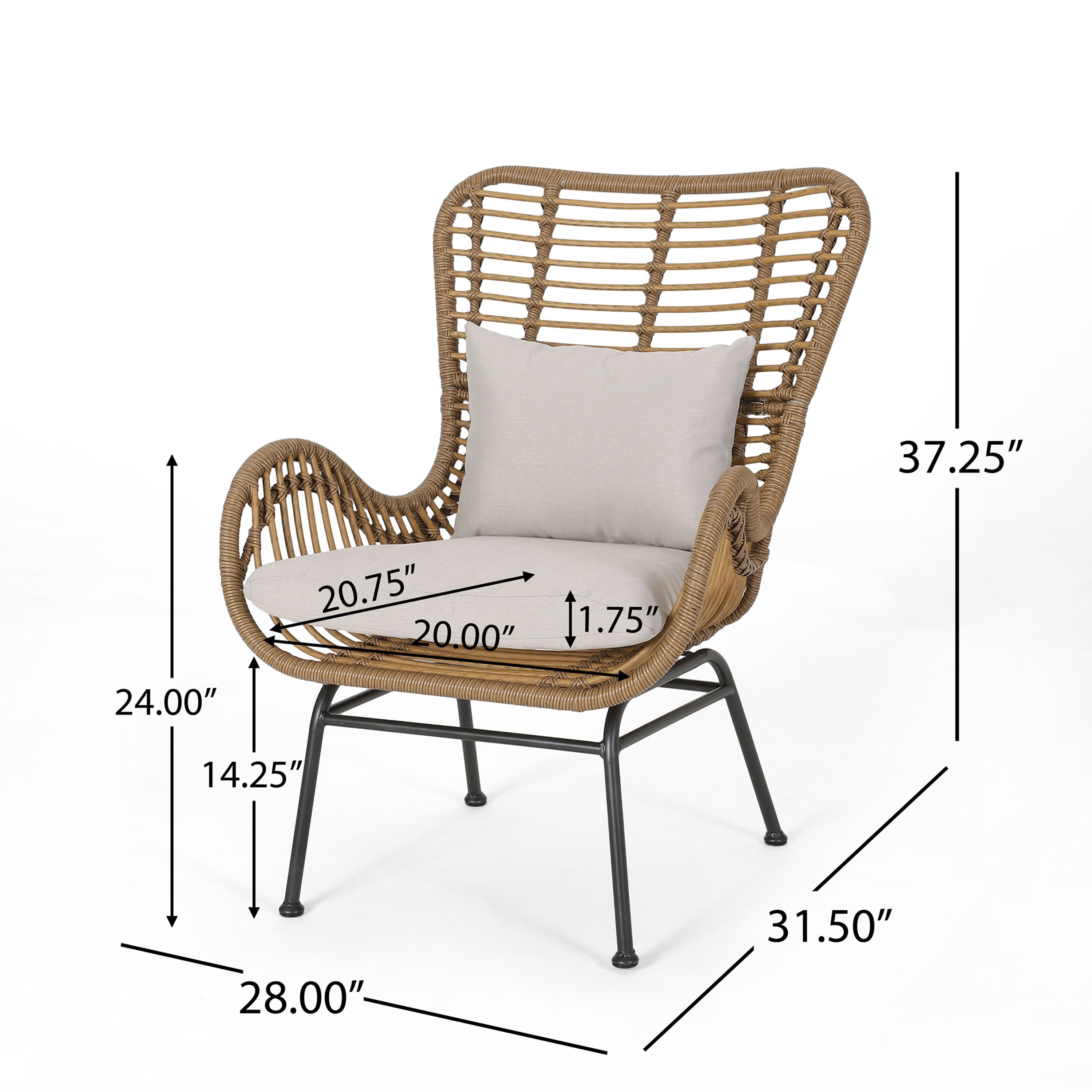 Moda Furnishings MD65044-LBRN Patio-Chairs - View #3