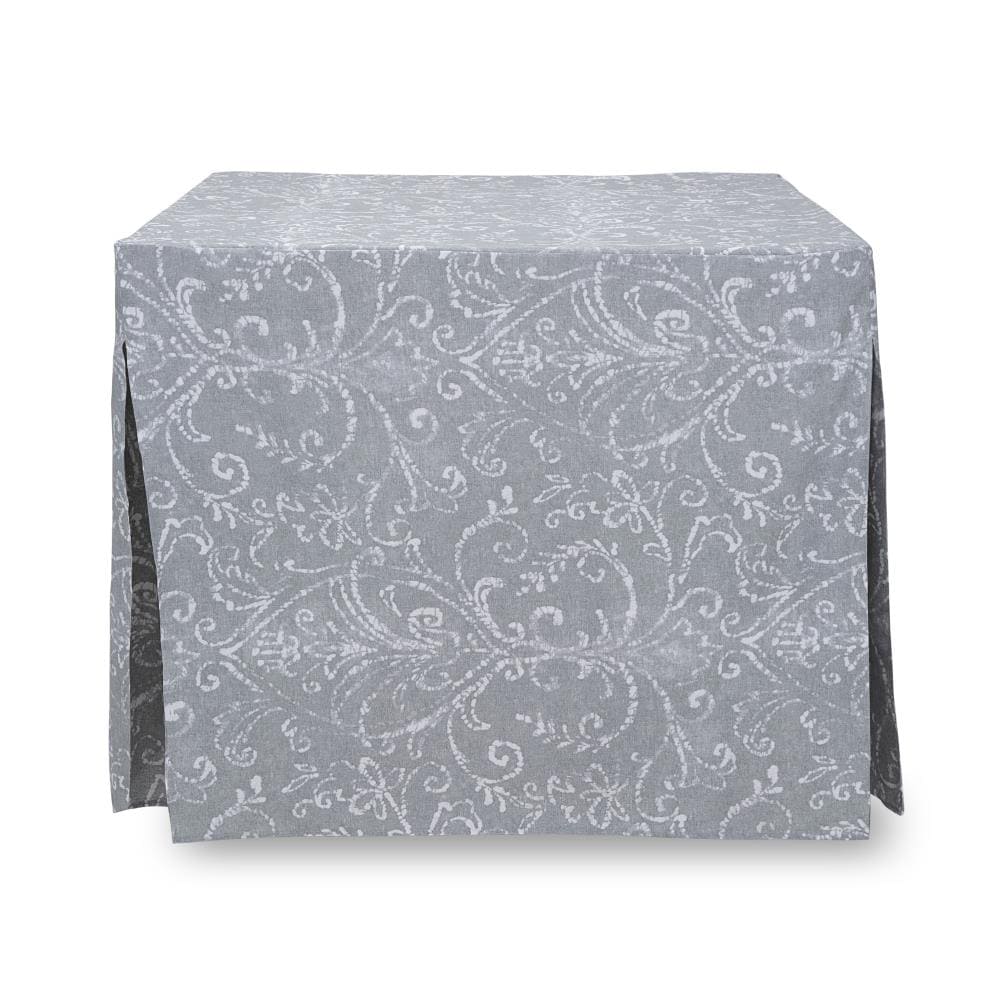 WestPoint Home 028828438850 Tablevogue Table Cover Collection Fitted Indoor/Outdoor Pearl Gray Table Cover for 34-in square