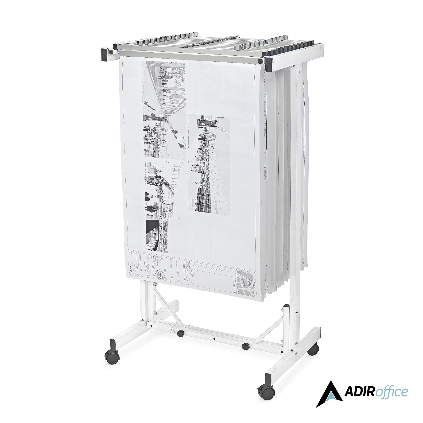 AdirOffice 615-WHI Office-Accessories - View #5