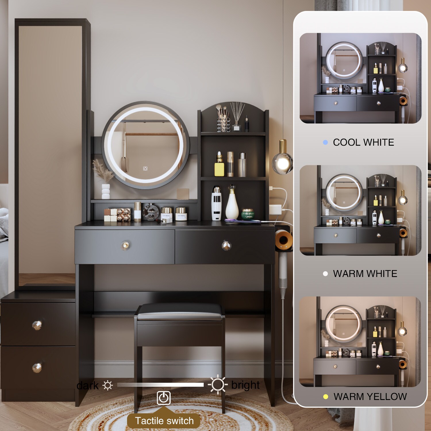 ToolCat PLP1-15-BHH Bedroom-Vanities - View #3