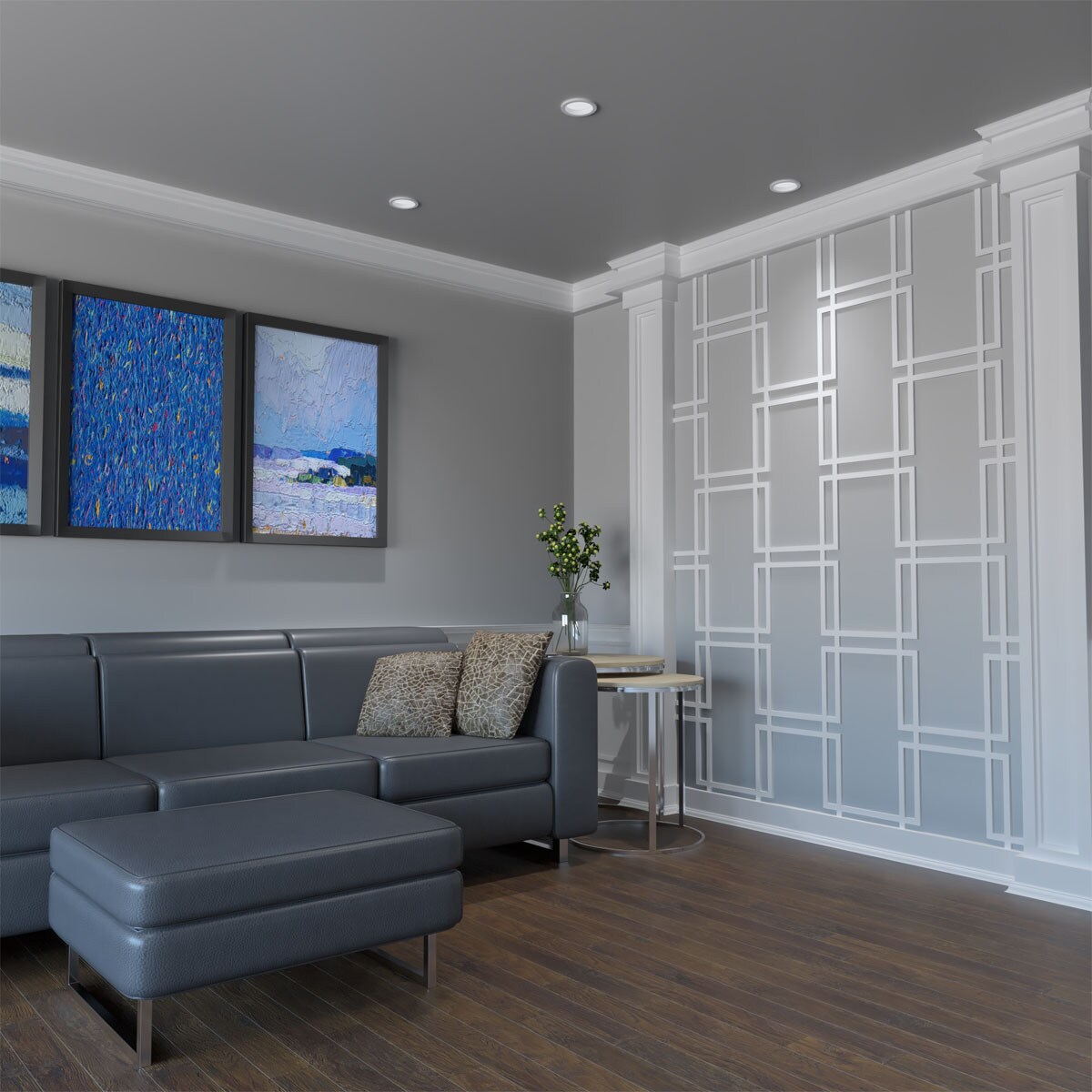 Ekena Millwork WALP24X24GBY Wall-Panels - View #3