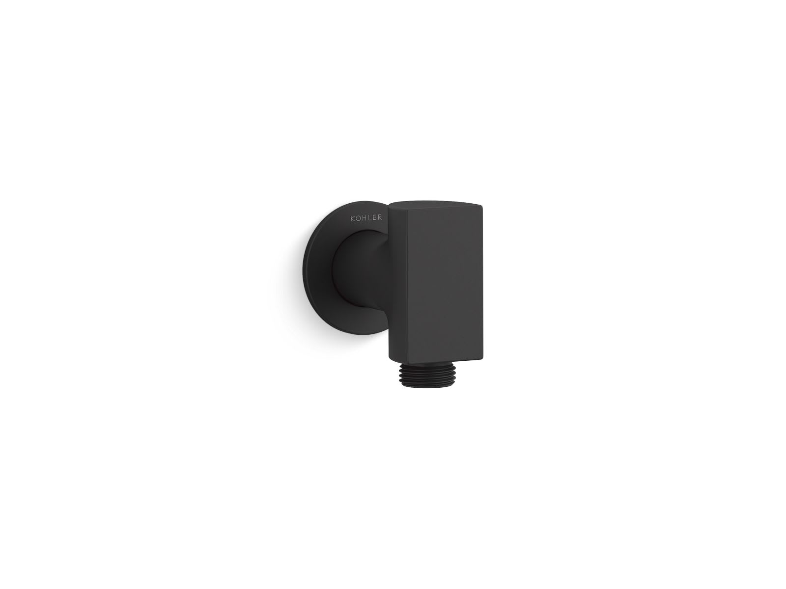 KOHLER Exhale Wall-Mount Supply Elbow in Matte Black