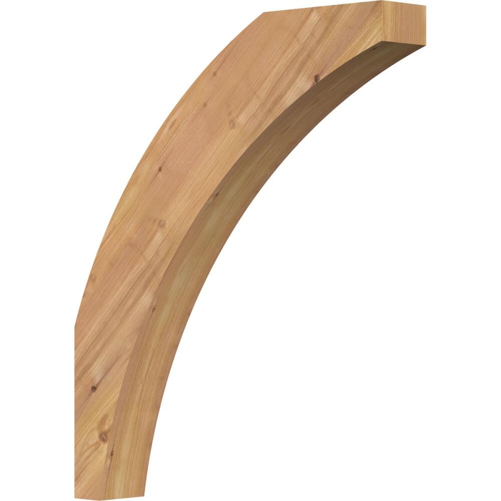 Ekena Millwork BRC04X22X26THR00SWR 3-1/2-in x 22-in x 26-in Western Red Cedar Unfinished Wood Thorton smooth