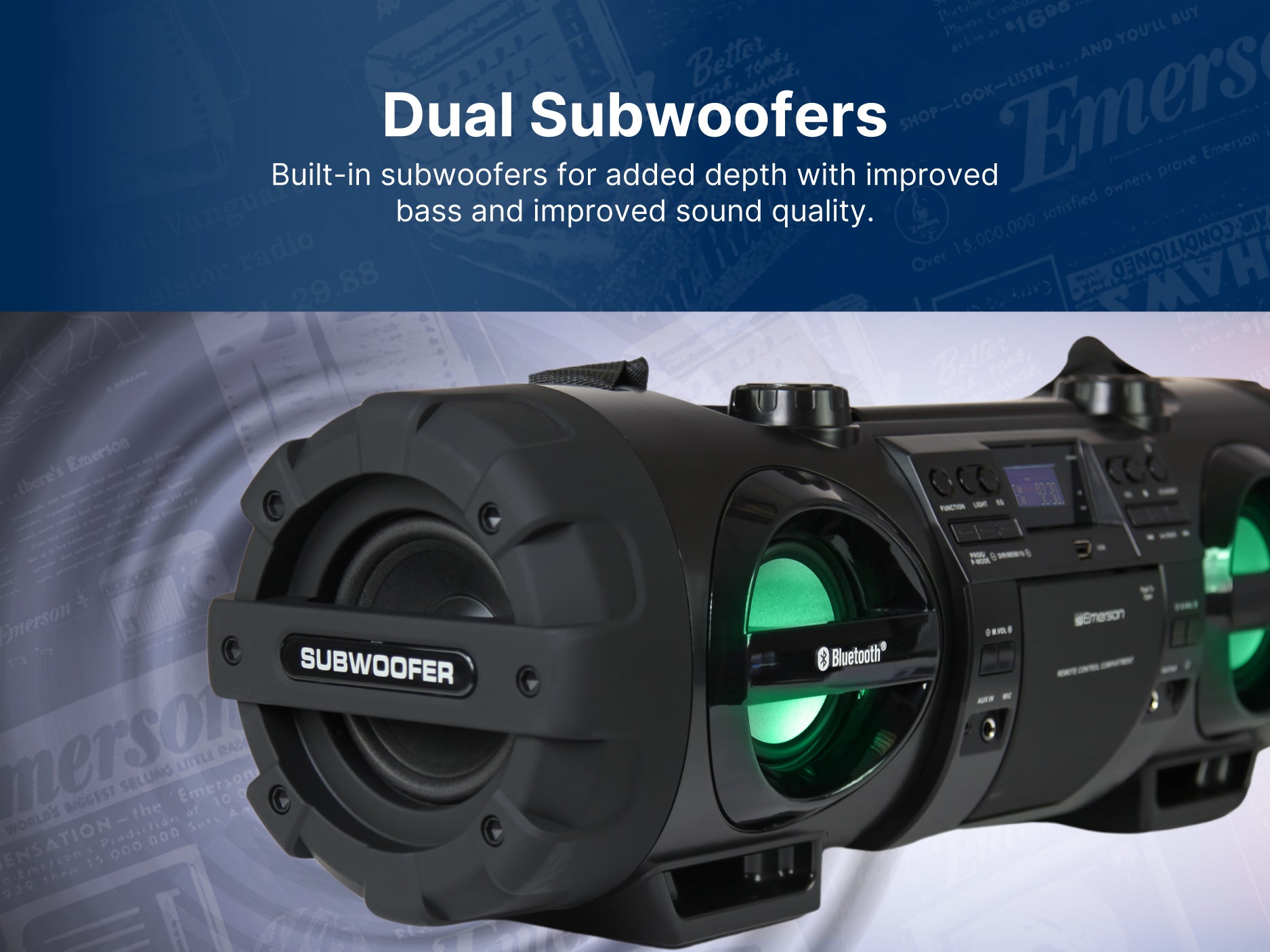Emerson EPB-3001 Boomboxes-Radios - View #4
