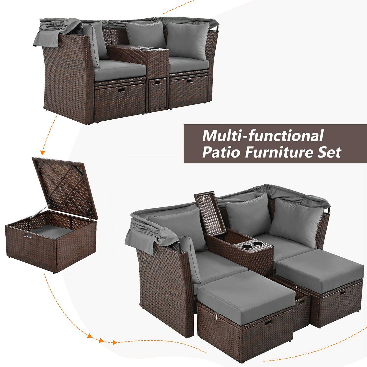 Bybafun YA3700474 Patio-Sofas-Daybeds - View #17