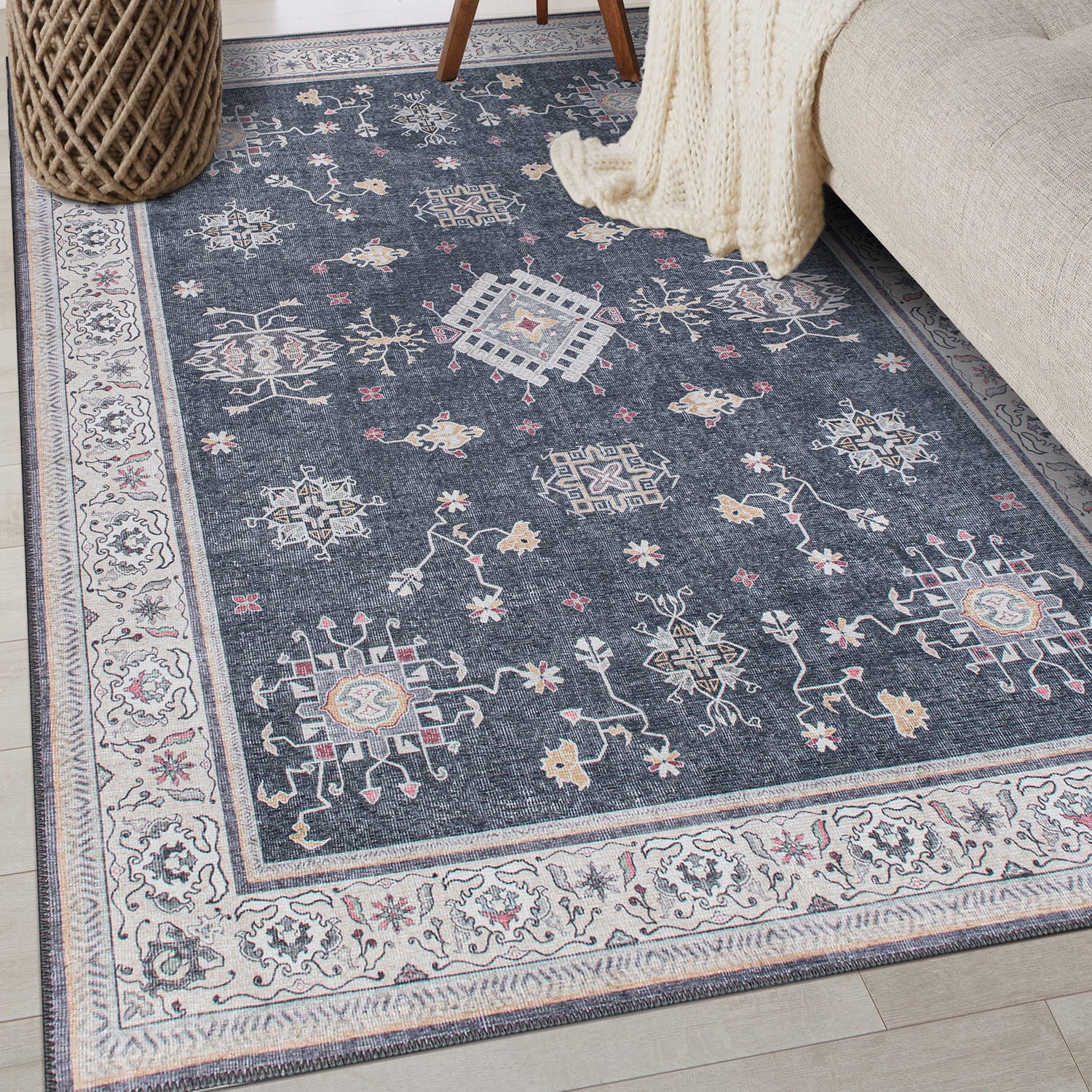 World Rug Gallery 5063DARKGRAY5X7 rugs - View #12