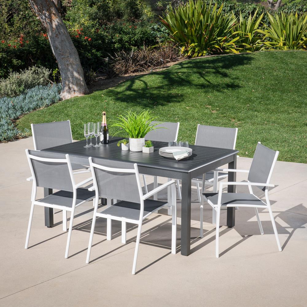 Hanover CAMDN7PC-WHT Patio-Dining-Sets - View #12