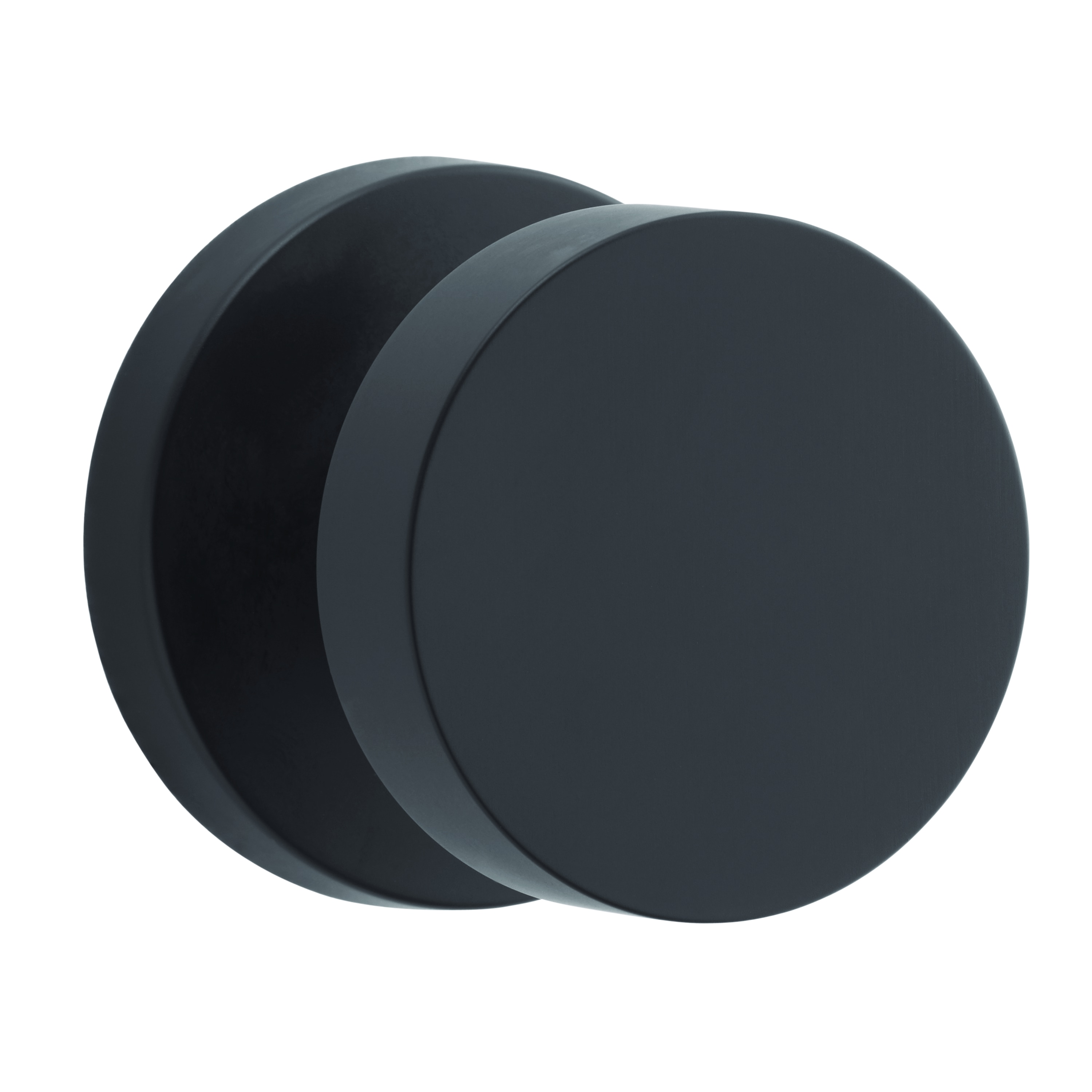 Baldwin PSCONCRR190 Satin Black Interior Hall/Closet Passage Door Knob