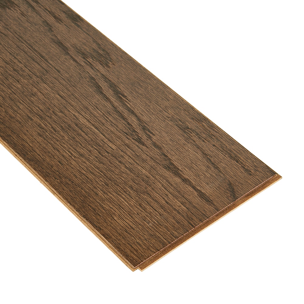 Bruce Nature of Wood Medium Brown Red Oak 6-1/2-in W x 3/8-in T x Varying  Length Smooth/Traditional Engineered Hardwood Flooring (39.5-sq ft) in the  Hardwood Flooring department at