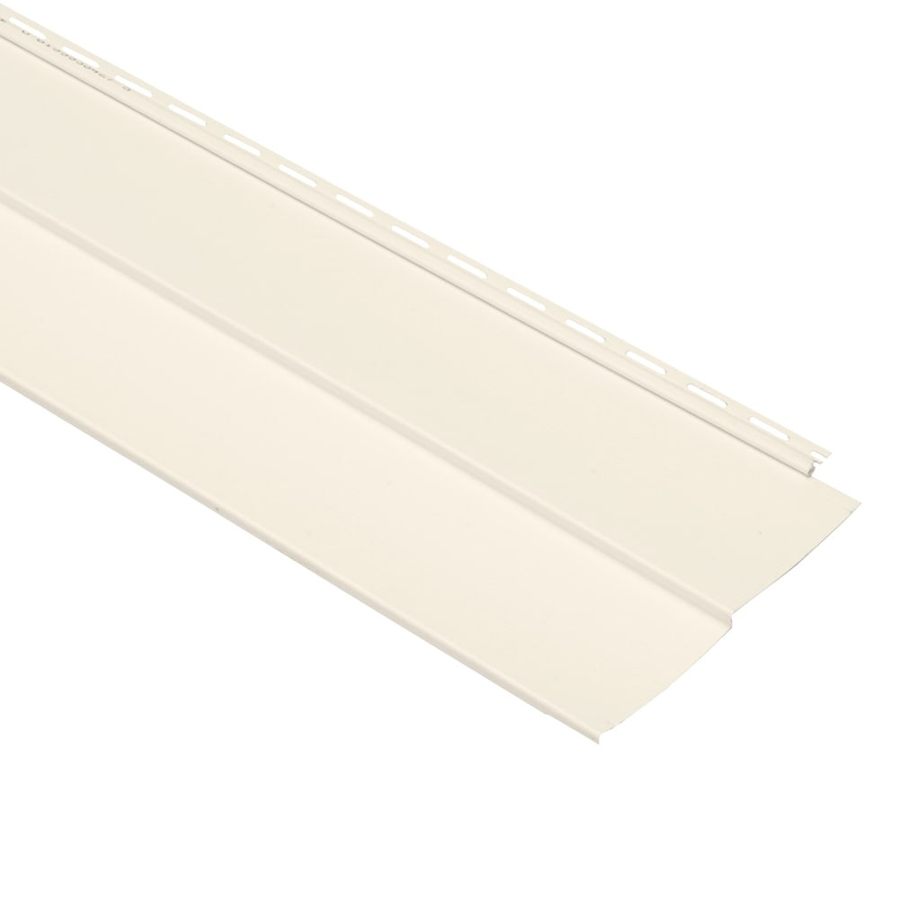 Vision Pro Double 5-in Traditional Pearl Vinyl Siding Panel 10-in x 144-in (10-sq ft /piece) in White | - Georgia-Pacific 531657A