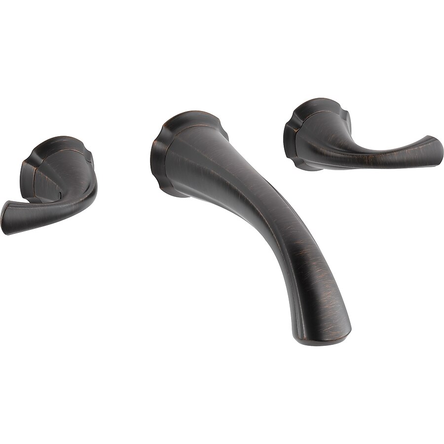 Delta Addison Venetian Bronze 2-handle Widespread WaterSense Bathroom Sink Faucet with Drain Delta Addison Venetian Bronze 2-handle Widespread WaterSense Bathroom Sink Faucet with Drain