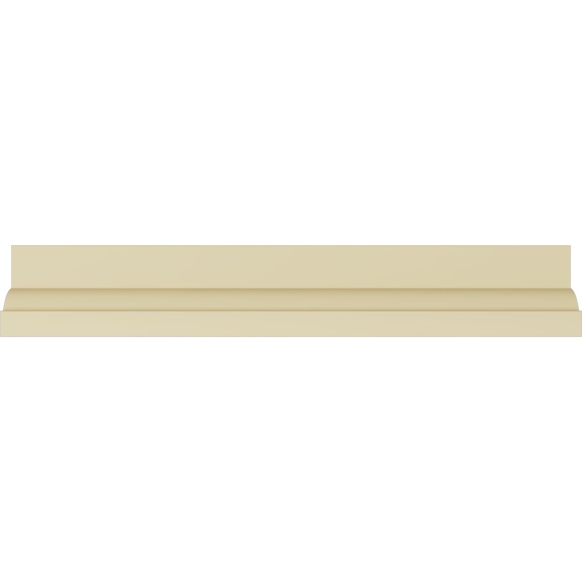 Asa Smooth White Polyurethane Crown Moulding 94-1/2" Length