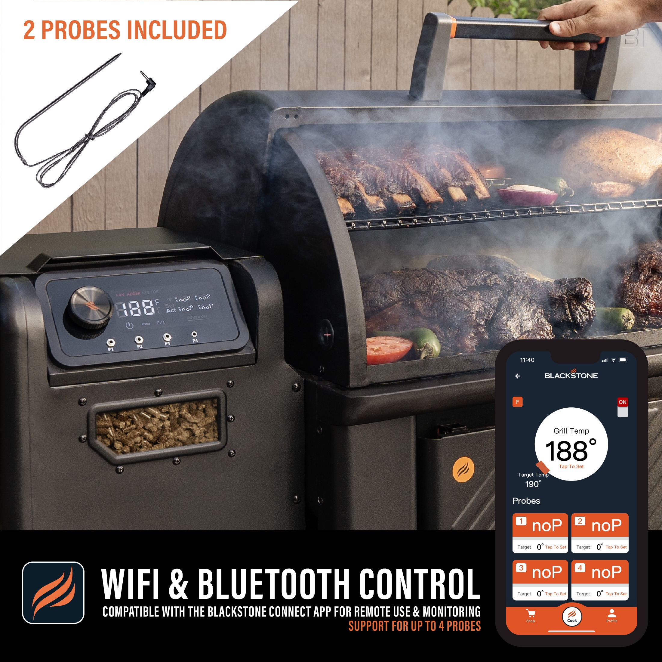 Grill smoker 2025 combo lowes