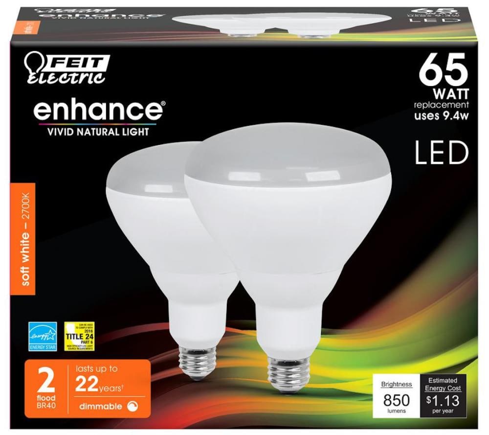 Feit electric enhance vivid deals natural light 65 watt