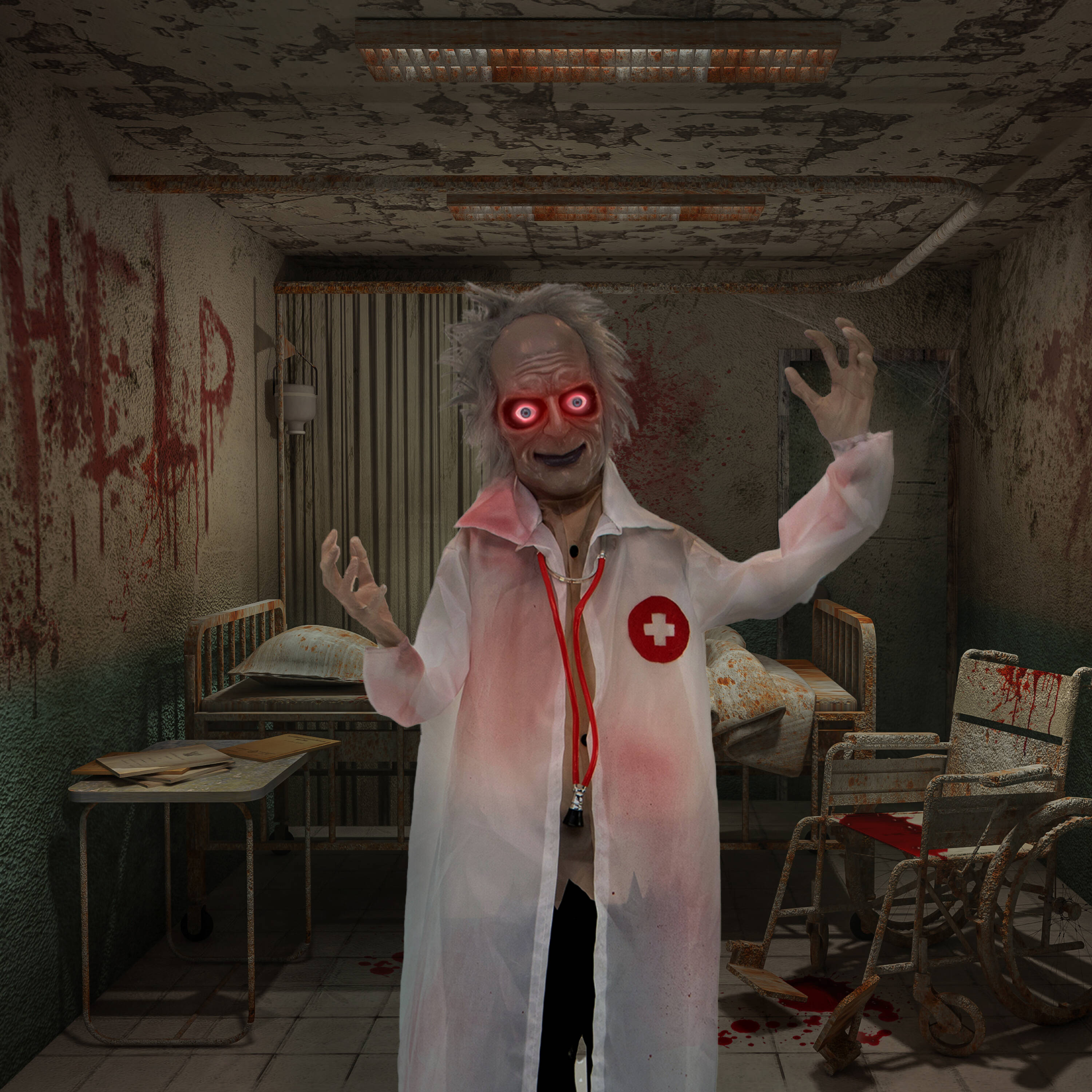 Haunted Hill Farm HHDOC-1FLSA Halloween-Animatronics - View #15