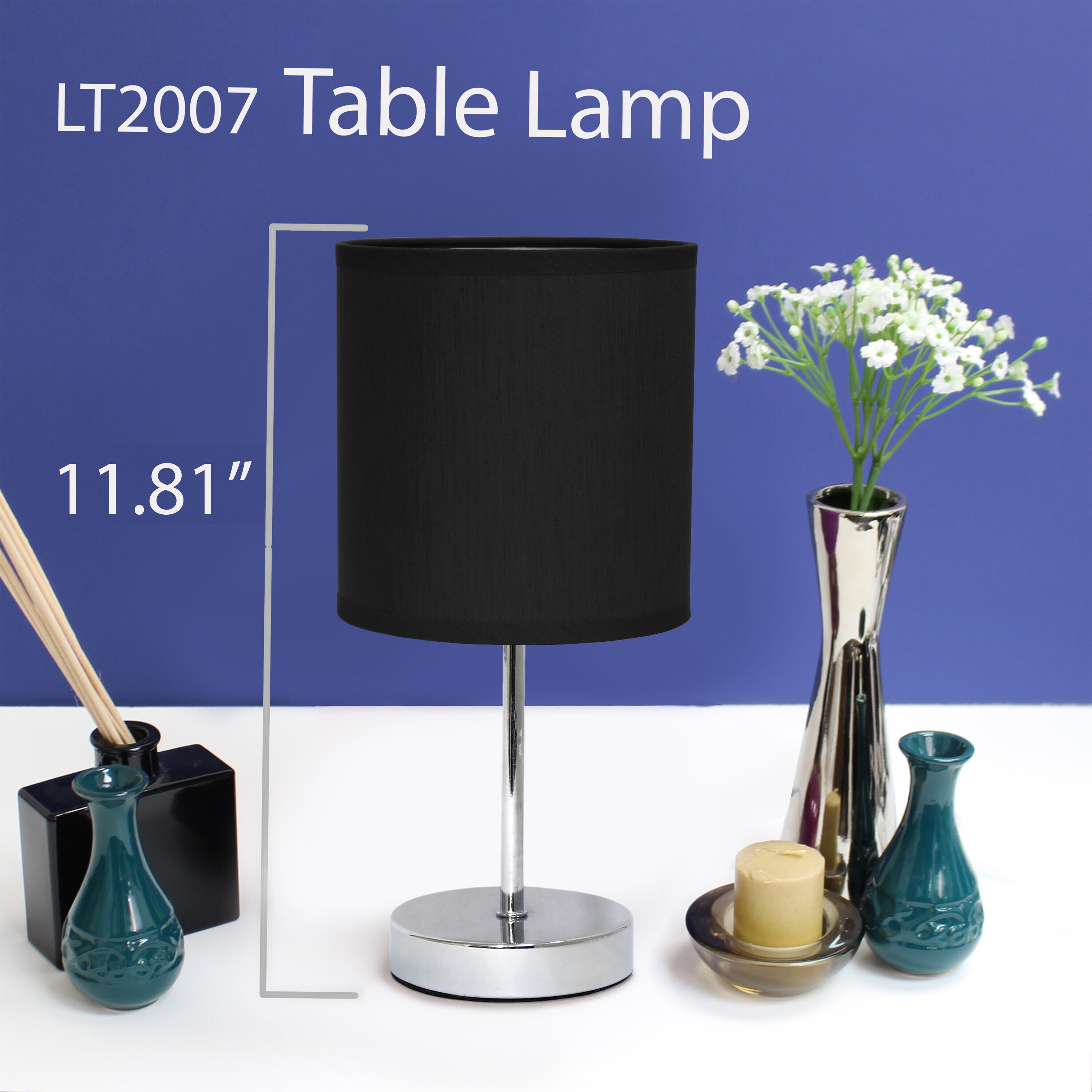 Simple Designs LT2007-BLK-2PK Lamp-Sets - View #5