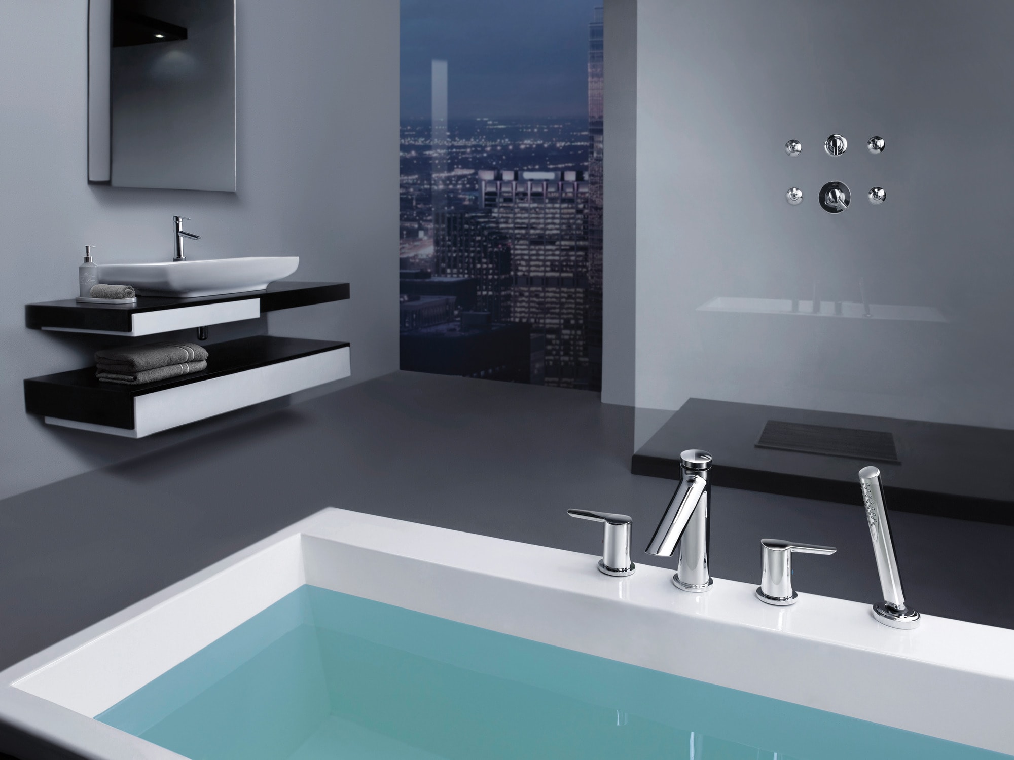 Delta SH5005-RB Shower-Tub-Jets - View #5