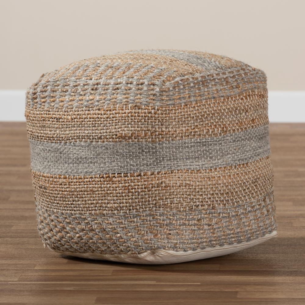 Baxton Studio 158-9722-LW Indoor-Ottomans - View #3