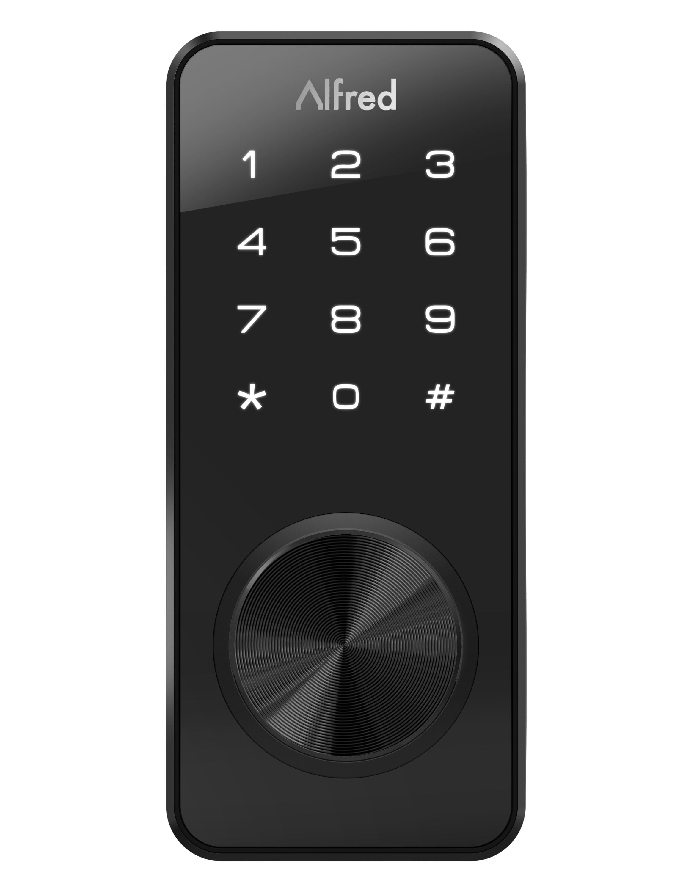 Alfred DB1S Black Smart Lock Electronic Deadbolt with Wifi Bluetooth Touchscreen Keypad DB1S-BL Sansujyuku sansujyuku.com