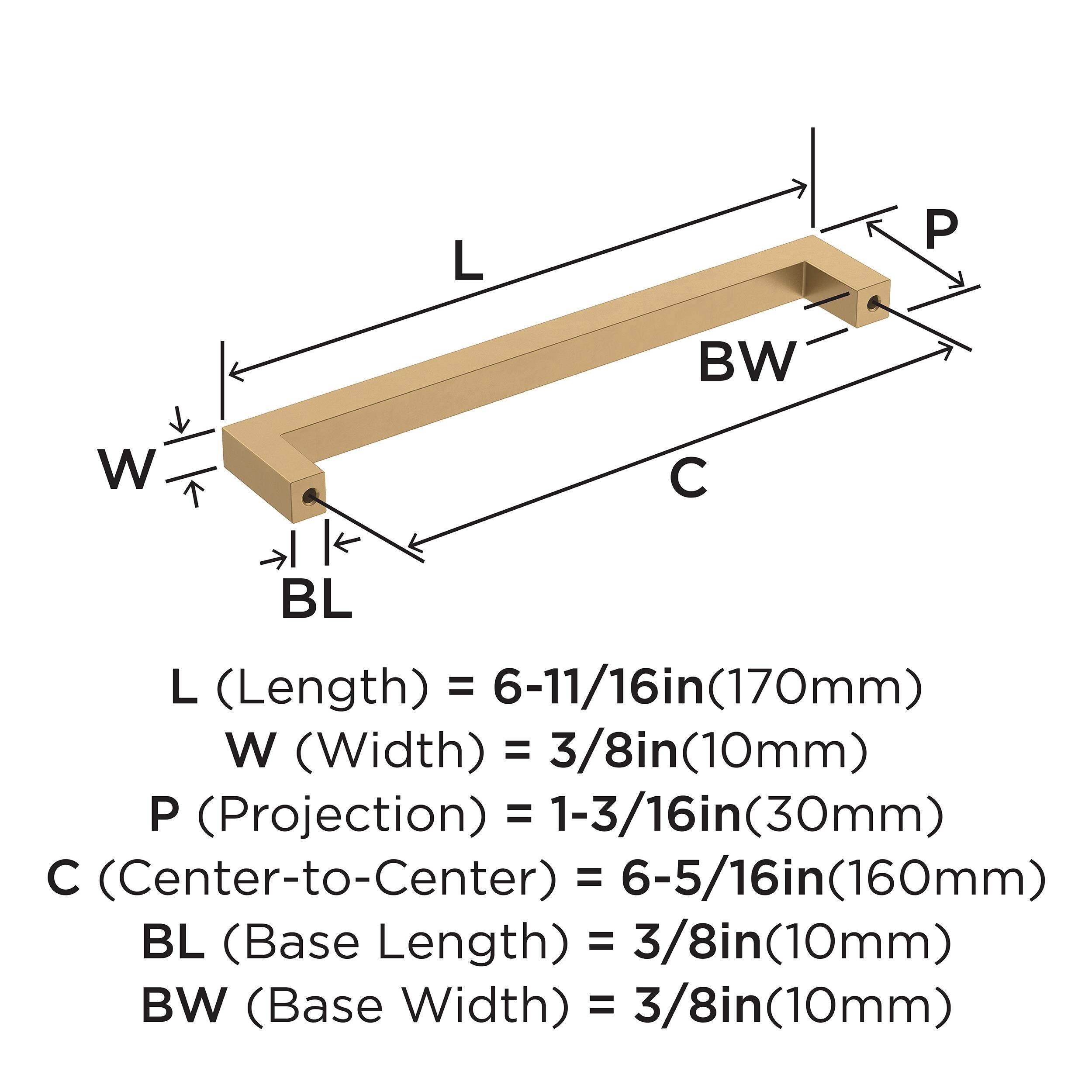 Amerock BP36572CZ Cabinet-Pulls - View #4