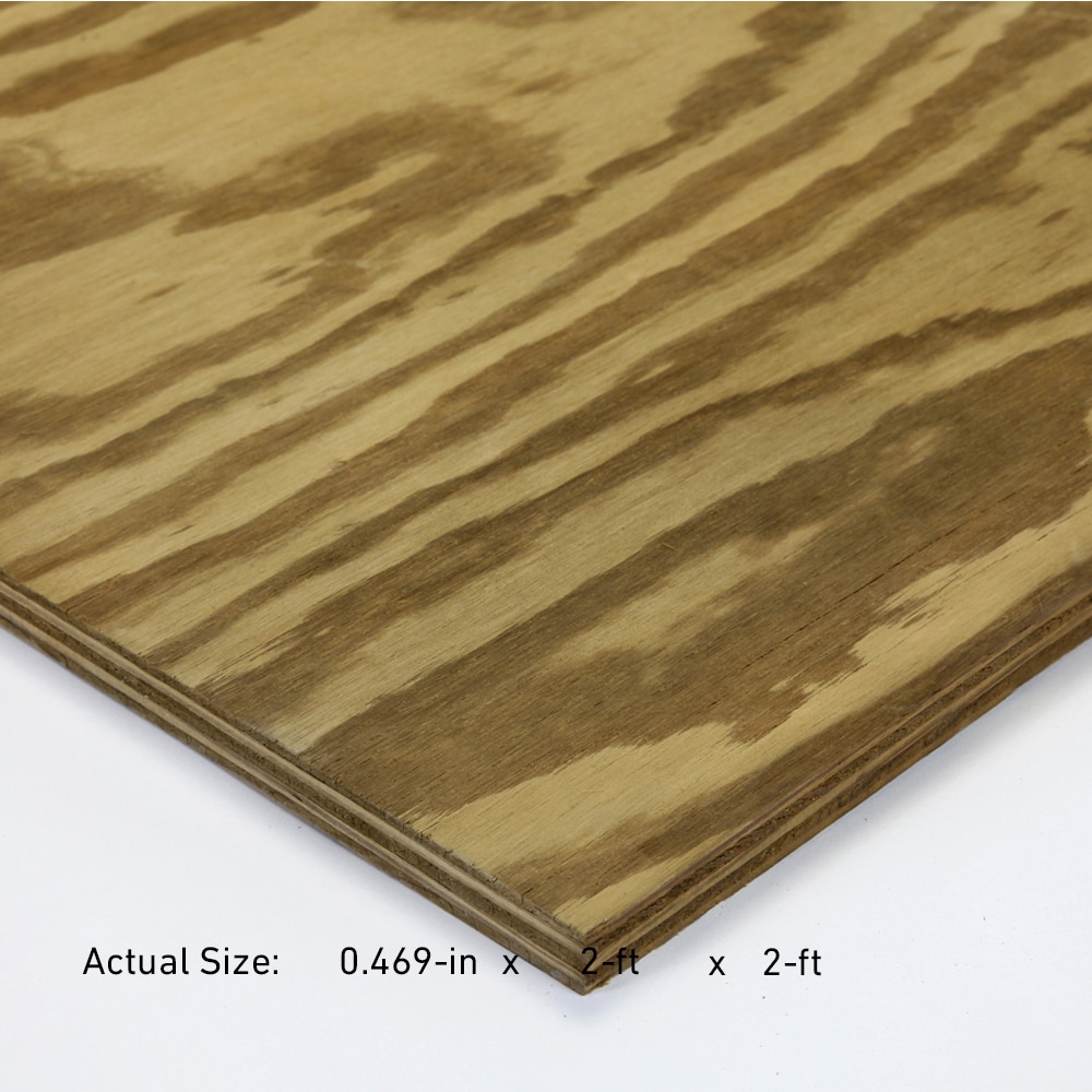 Severe Weather 12CCE 19/32-in x 2-ft x 2-ft CC Pressure Treated Southern Yellow Pine Plywood Sheathing