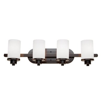 ARTCRAFT Parkdale 30-in 4-Light Oil Rubbed Bronze LED Transitional ...
