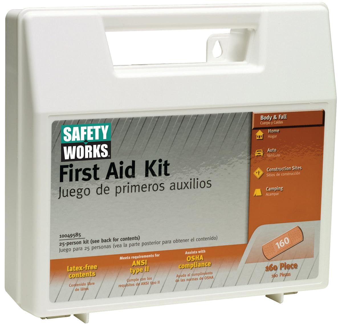 Safety Works  First Aid Kit 160 Piece #10049585