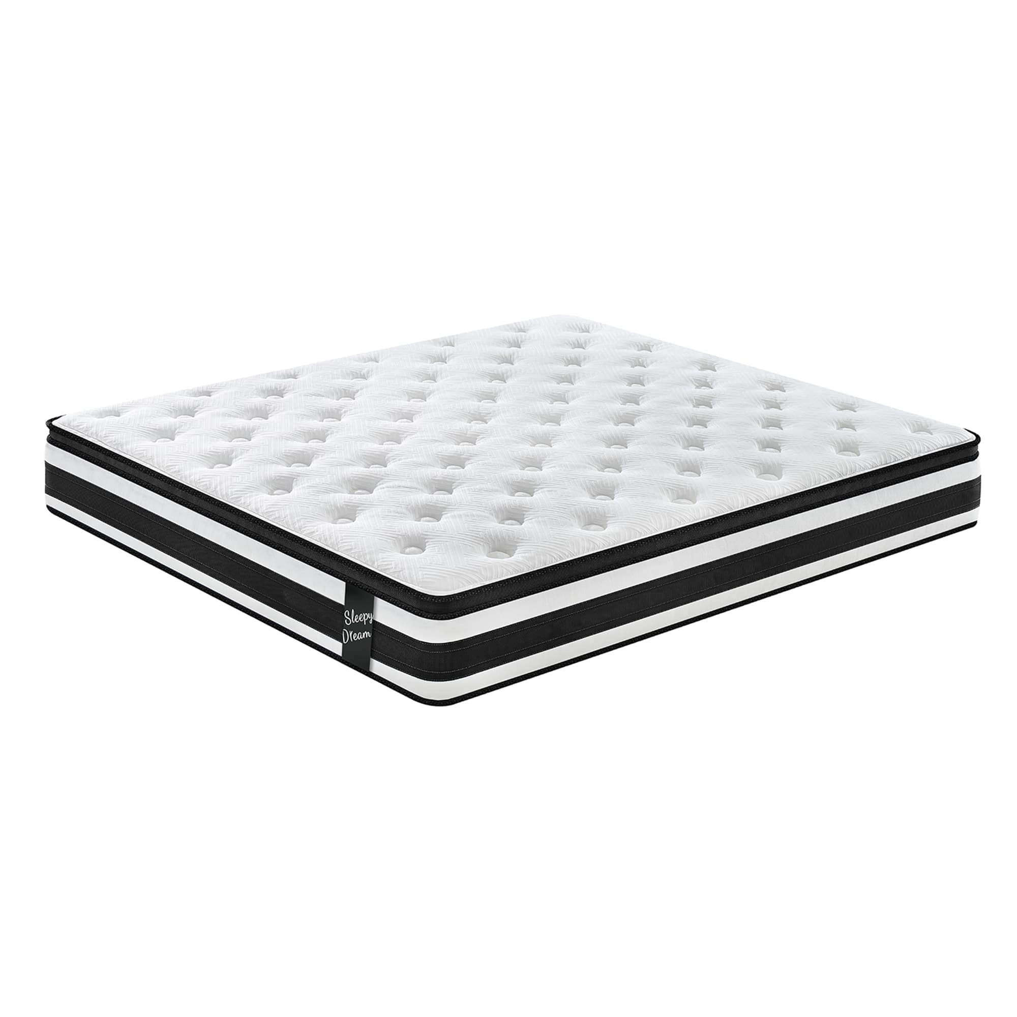 Lycvki 12-in Plush Twin extra long Cooling Hybrid Memory Foam/Coil Blend Mattress in a Box