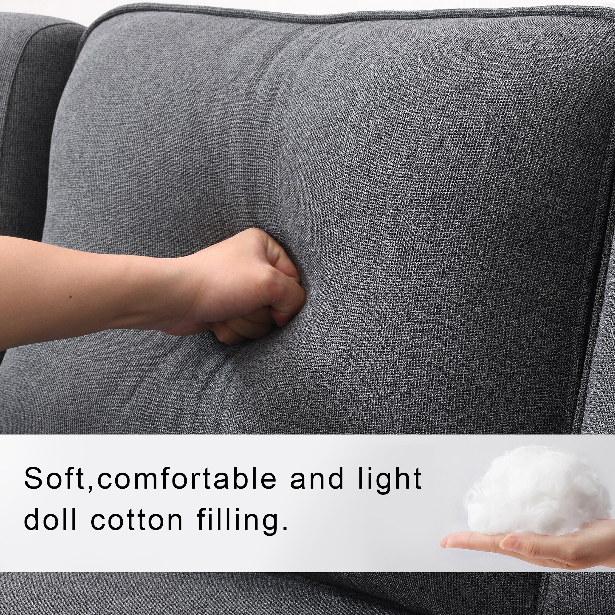 ModernLuxe GS008086AAR Sofas-Loveseats - View #4