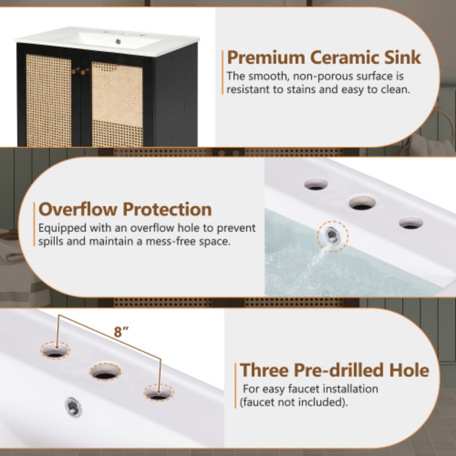 Dimakai DK-VT-25517B Bath-Vanity-Combo - View #5