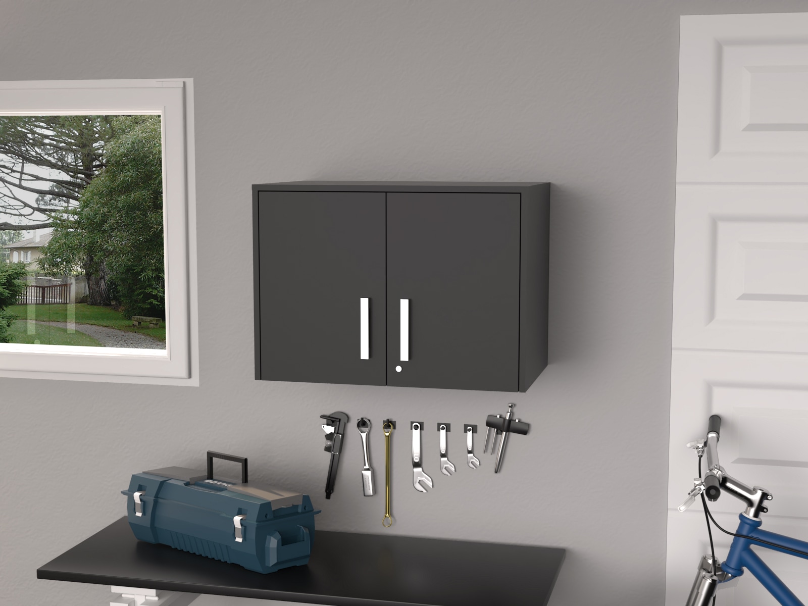 Utility Storage Cabinets Color/Finish Family Gray