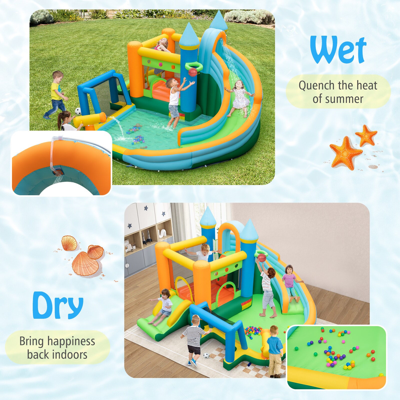 Slickblue D-CO-13311PN Bounce-Houses - View #8