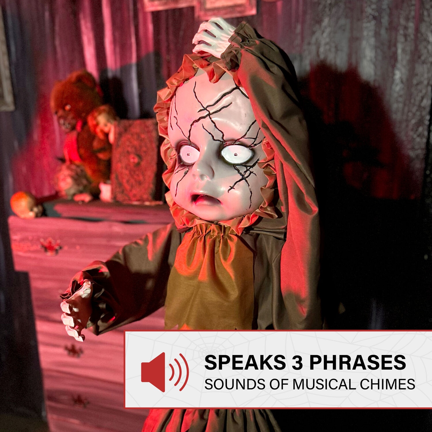 Haunted Hill Farm HHGIRL-9FLSA Halloween-Animatronics - View #5