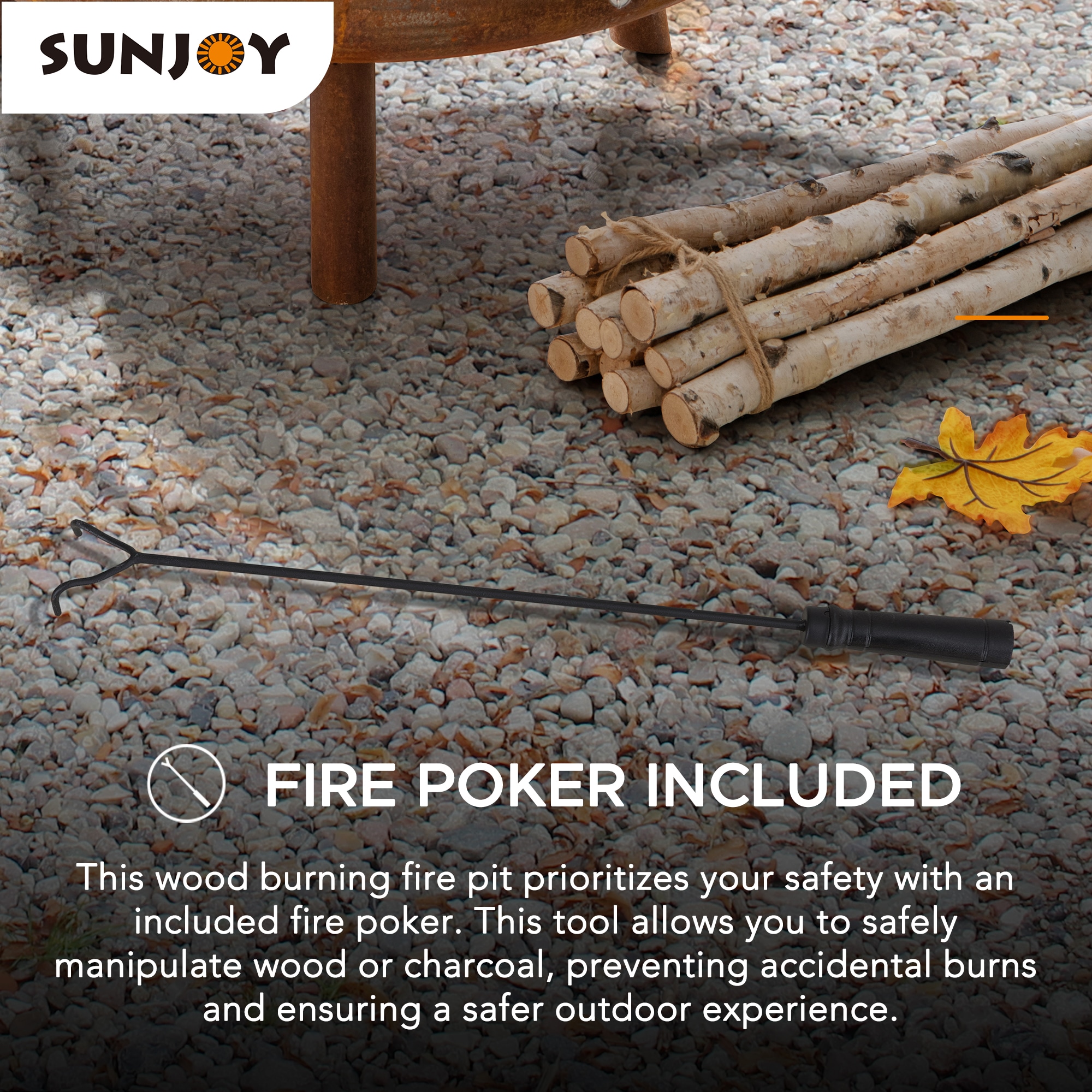 Sunjoy A301055120 Outdoor-Woodburning-Firepits - View #5