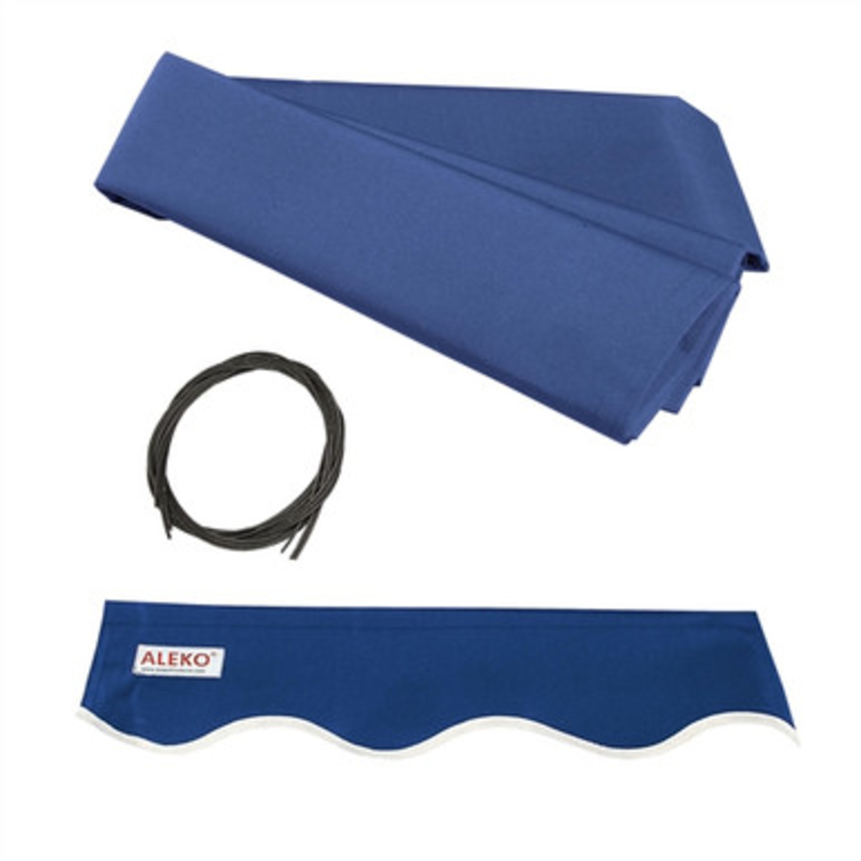 ALEKO FAB12X10BLUE30-LO Retractable Awning Fabric Replacement- 12x10-ft- Blue