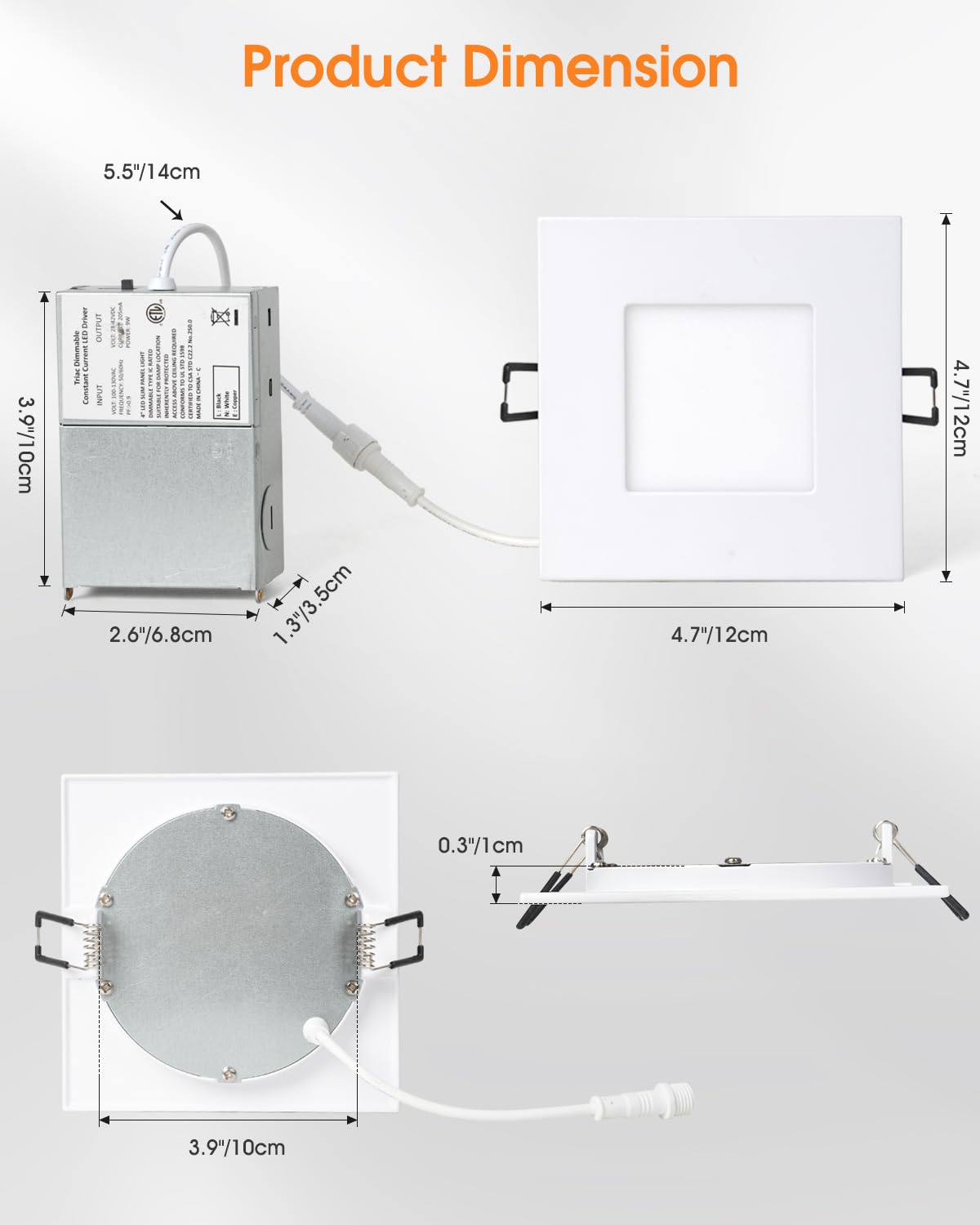 Anqtovp LAN0814N280 Led-Retrofit-Downlight - View #4
