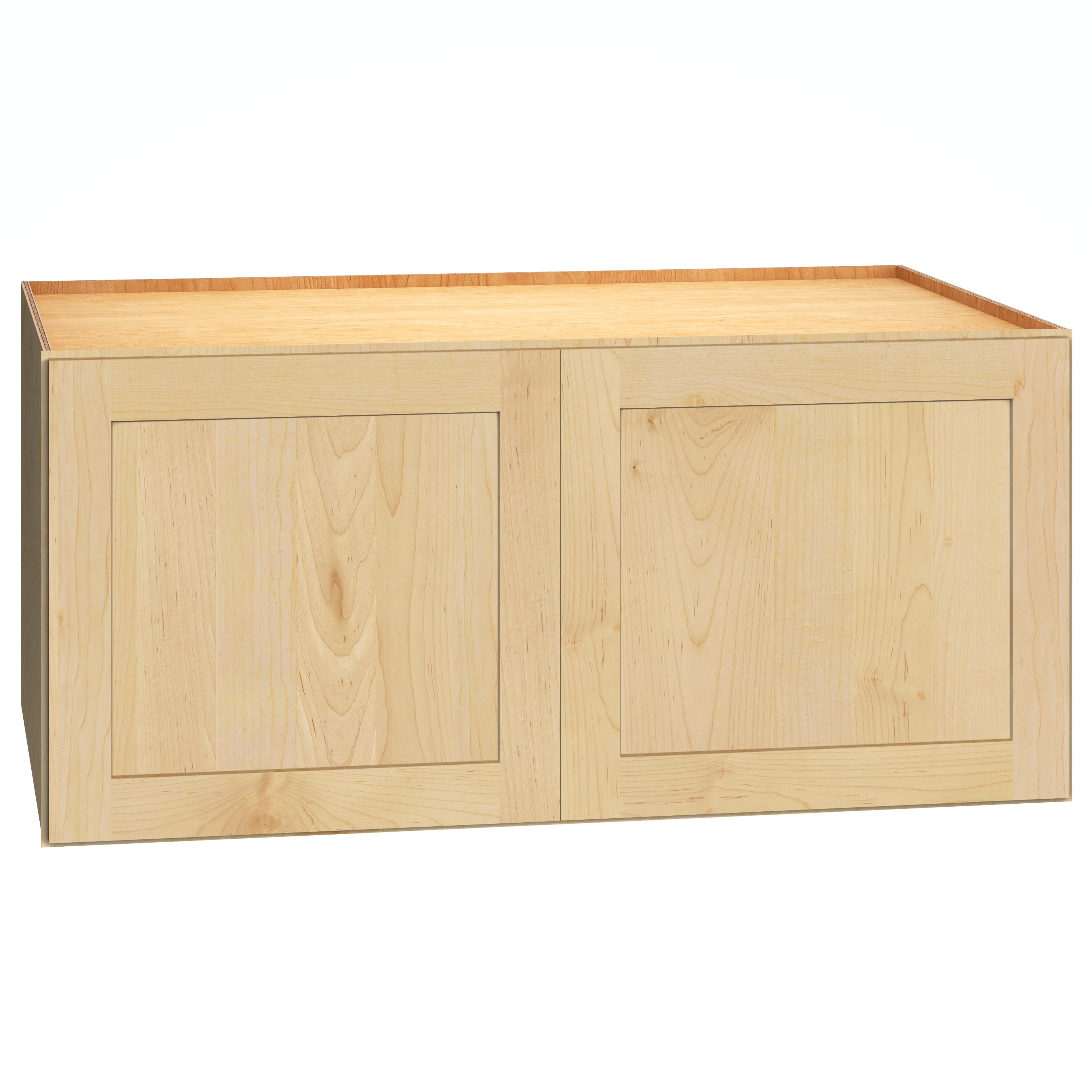 Diamond Express 62J-W391824 Jamestown 39-in W x 18-in H x 24-in D Natural Light Brown Wall Fully assembled Plywood Cabinet (Recessed Panel Shaker)