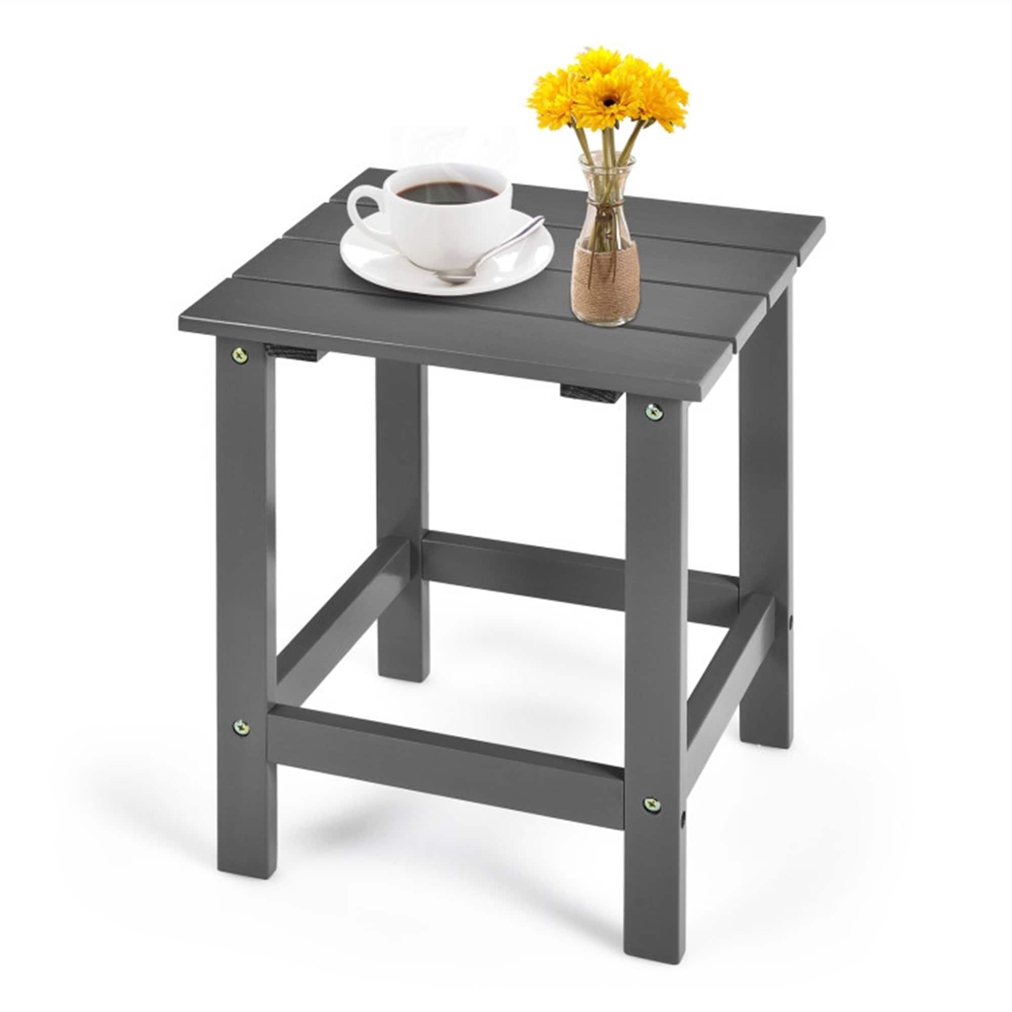 BABOOM BOM-70932GR-CO Outdoor Tables Square Outdoor End Table 15-in W x 15-in L