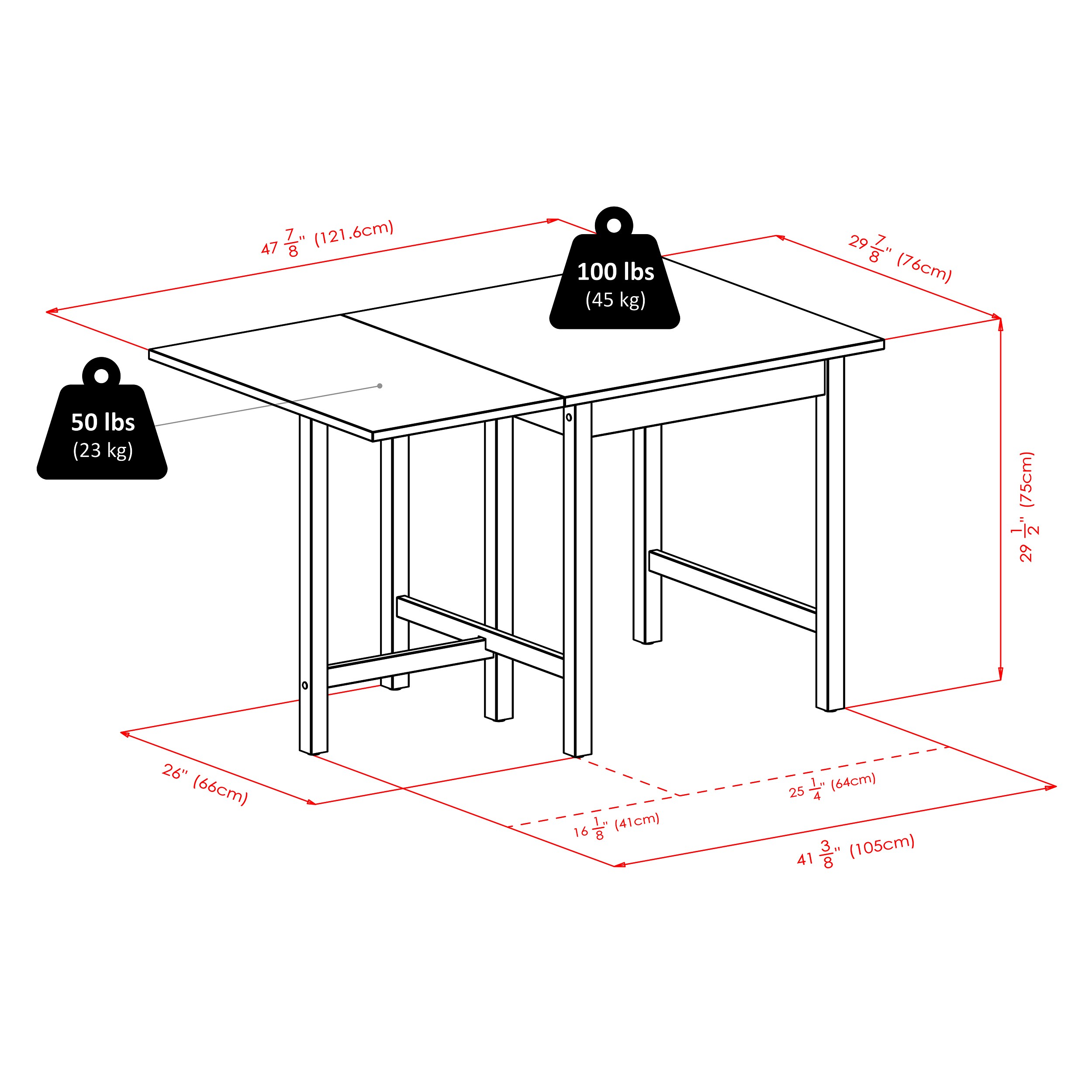 Winsome Wood 94048 Dining-Tables - View #3